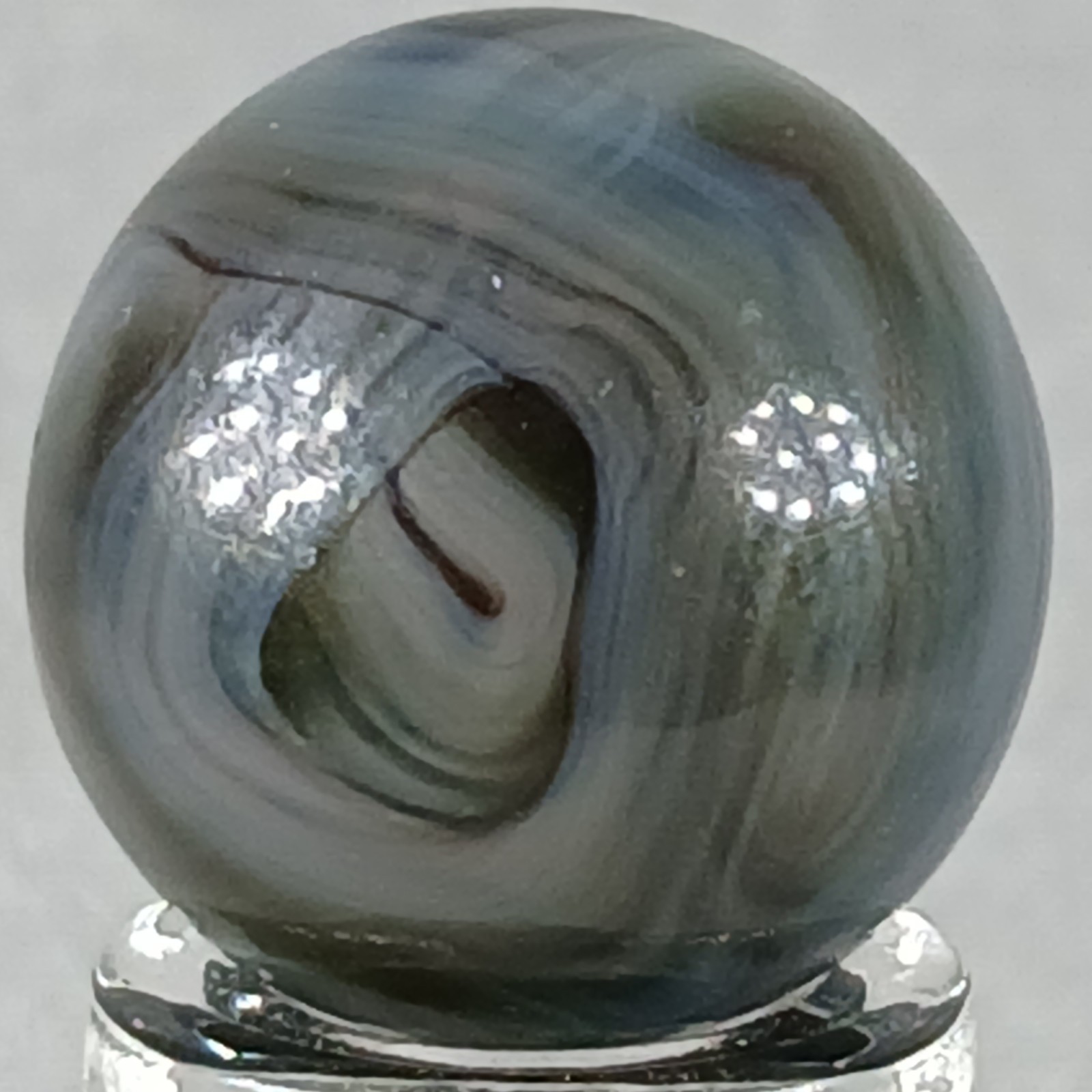 Vintage Champion Swirl Marble .56 Inches Near-Mint Condition Combined Shipping