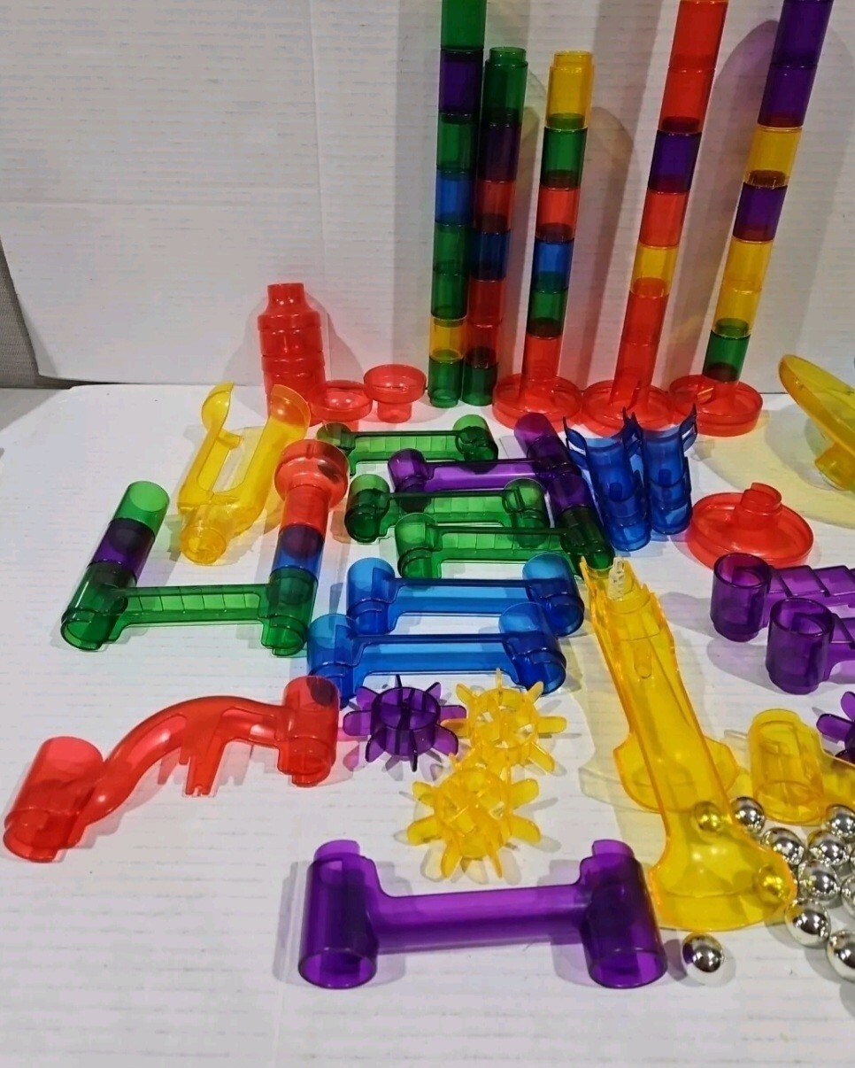 Marble Run Lot Over 80 Pieces