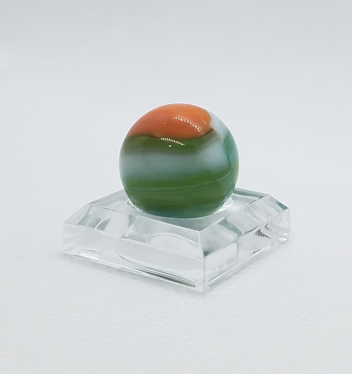 Vintage Marble Patch Orange White Transparent Green Blue Mint 15.2 mm (9/16″)#12