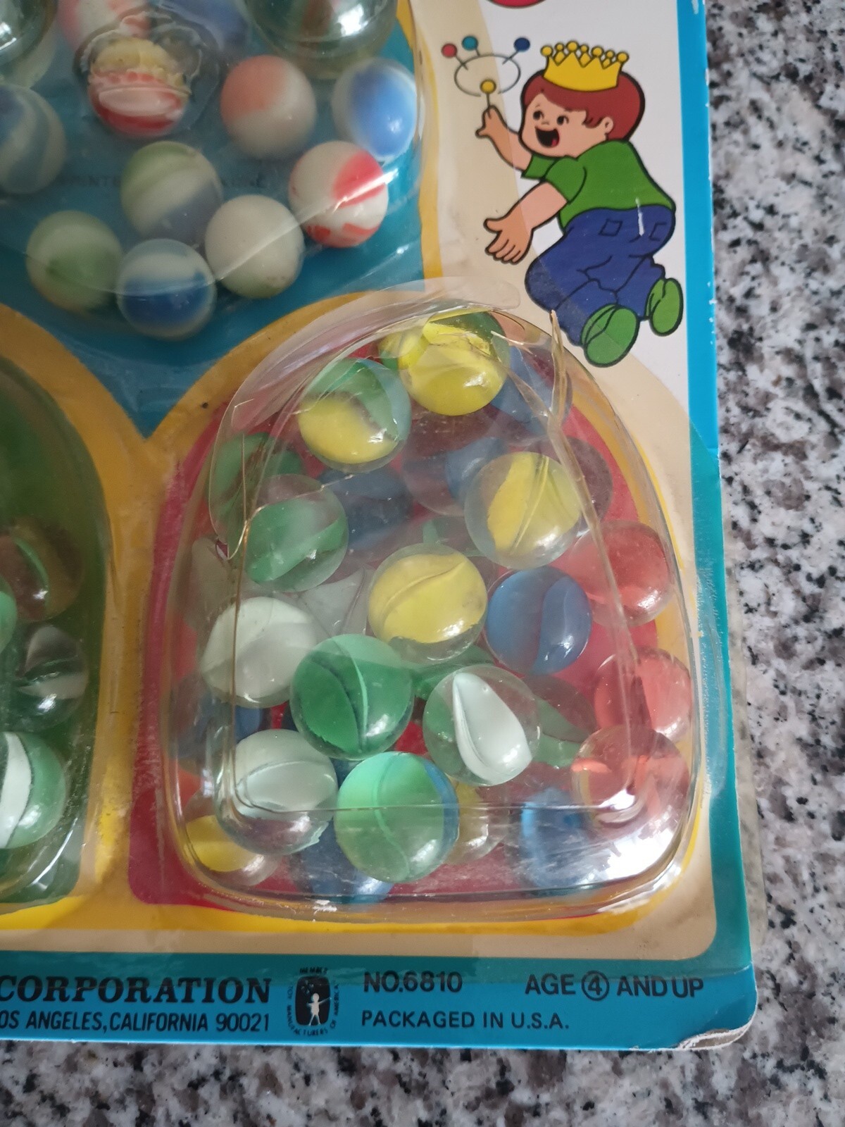 Big Value Rainbow Marble Package Imperial Toy Company, 75 marbles, 4 shooters