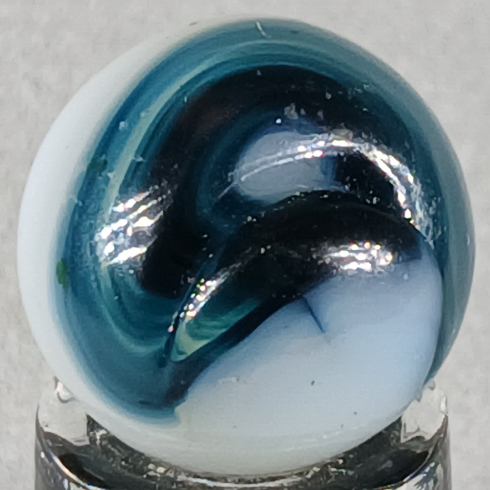 Small Jabo Swirl Marble .52 Inches Near-Mint Condition Combined Shipping