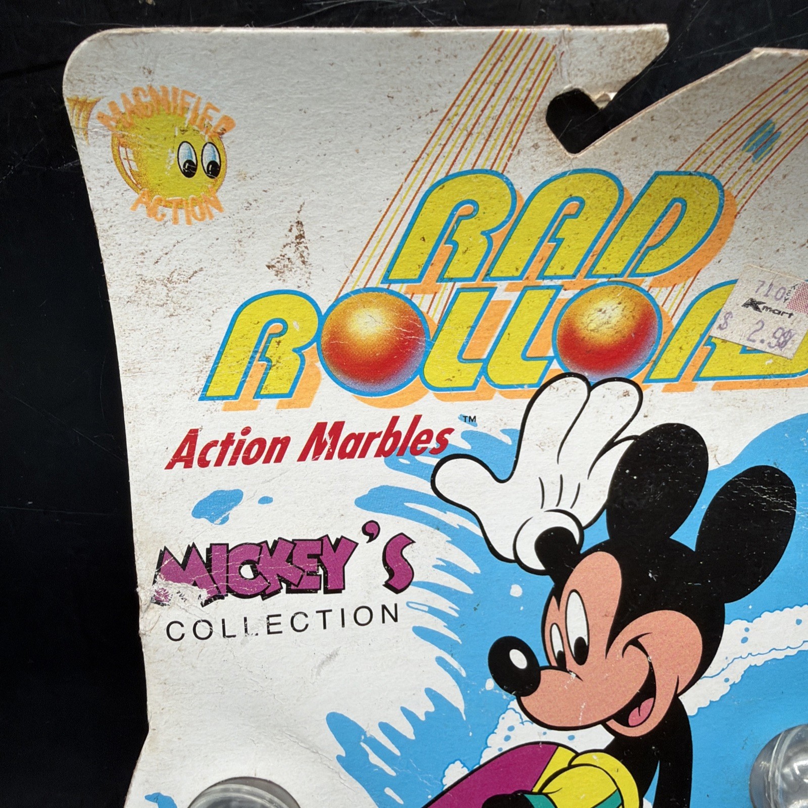 1990 Spectra Star RAD Rollers Batman & Mickey Collectable Action Marbles Sealed
