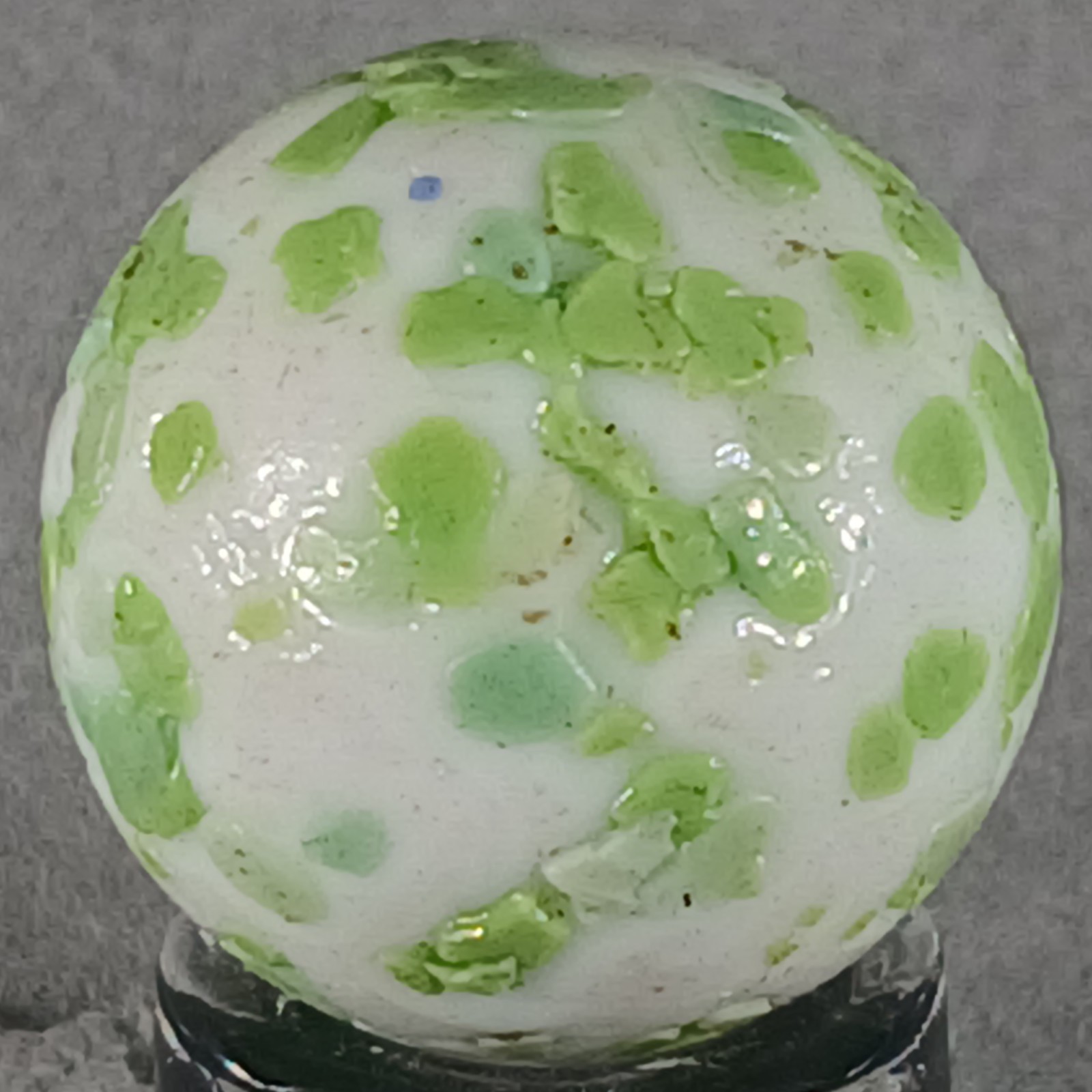 King Marbles White Cosmic .62 Inches Near-Mint Condition Combined Shipping