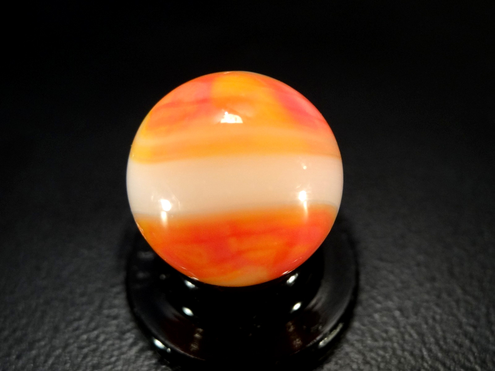 AKRO AGATE MOLDED AKRO TRI COLOR WET MINT VHTF! (very cool)
