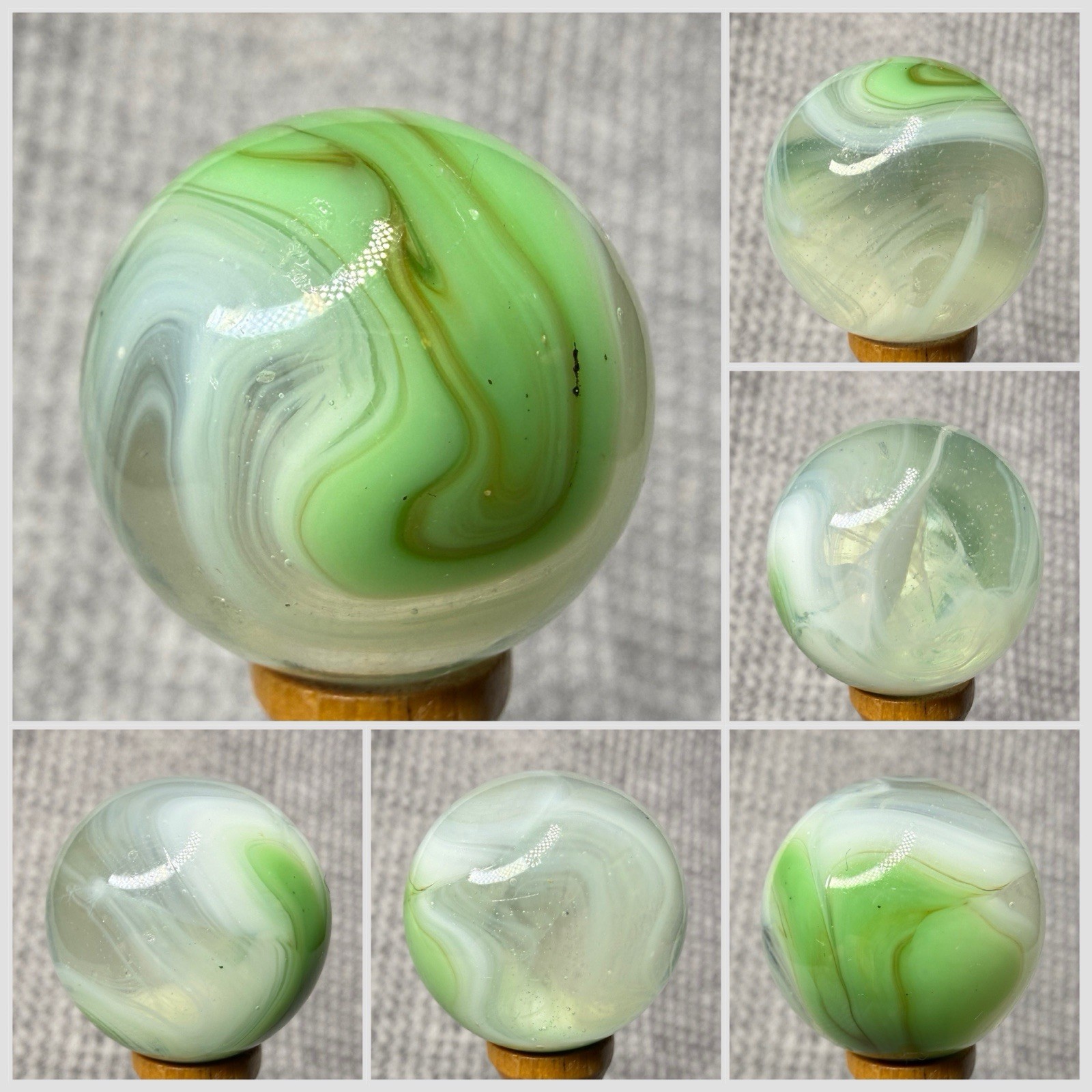 Vitro Agate Conqueror Shooter Boulder Marble .95” NM(+)
