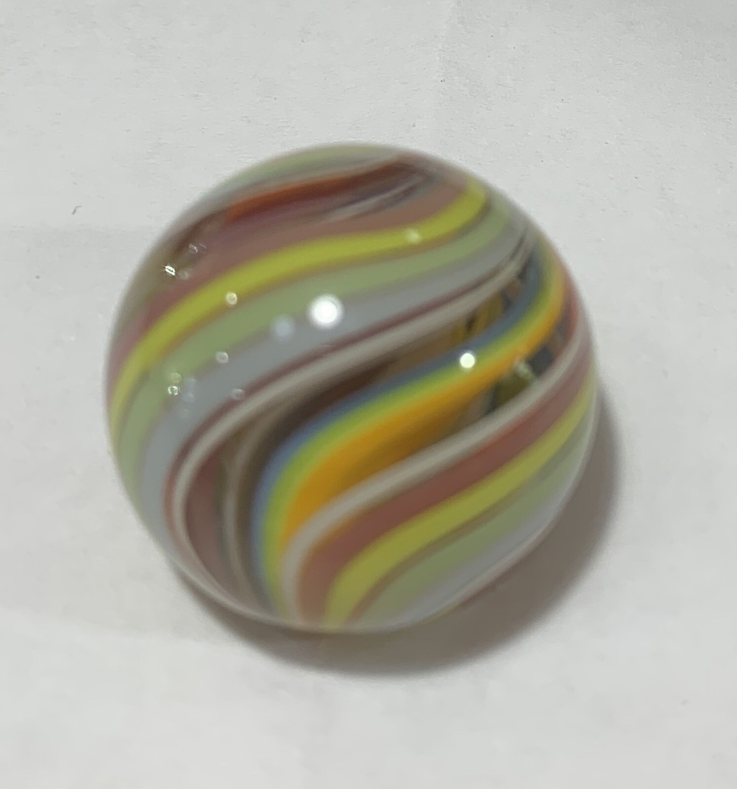 Rare JODY FINE HANDMADE GLASS MARBLE 7/8 “ Lamp work. #6