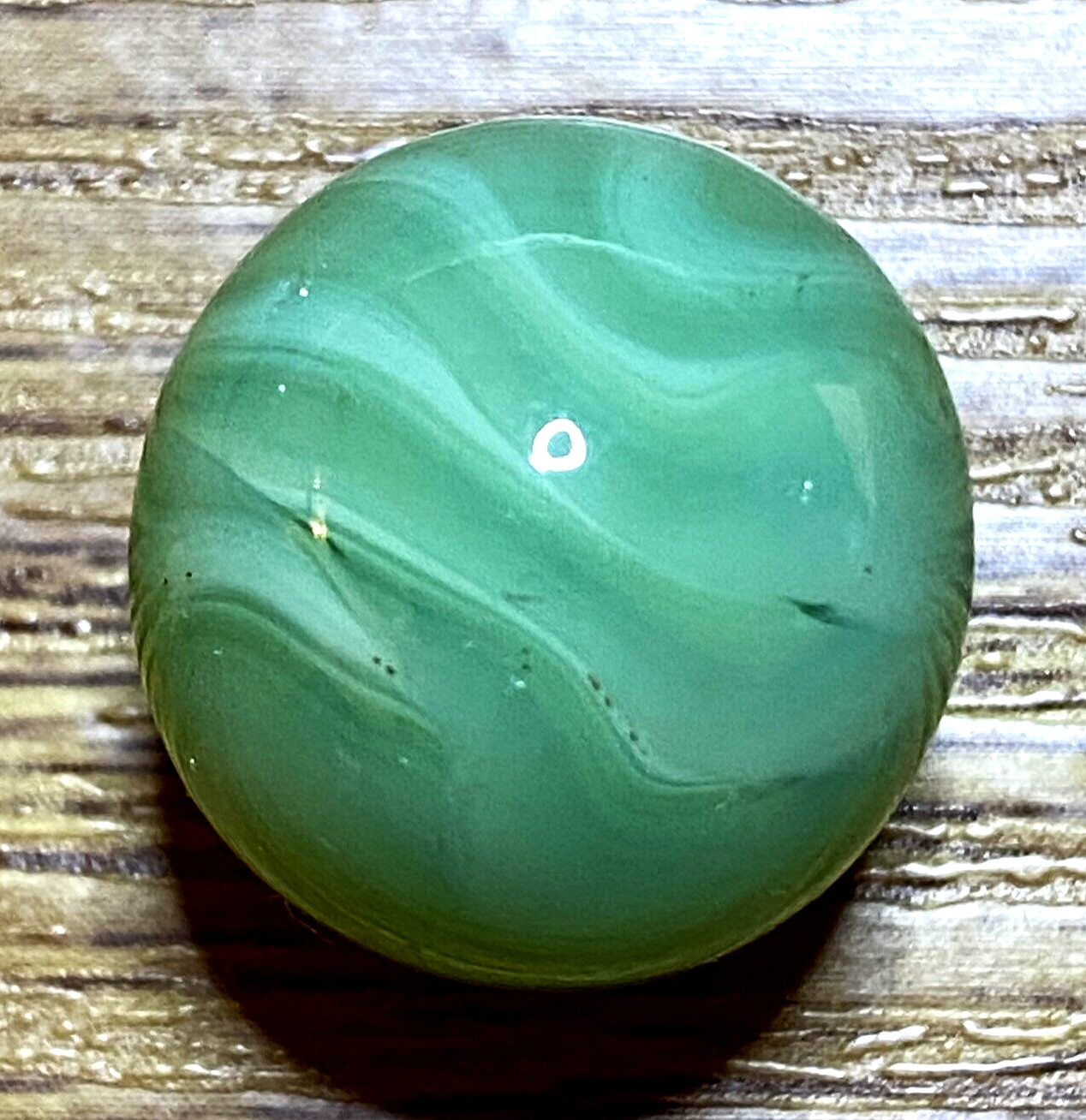 WV/ST. MARY’S/CHAMPION AGATE CLEAR BASE FLAME SWIRL BUBBLES NM+/- .61″ M258