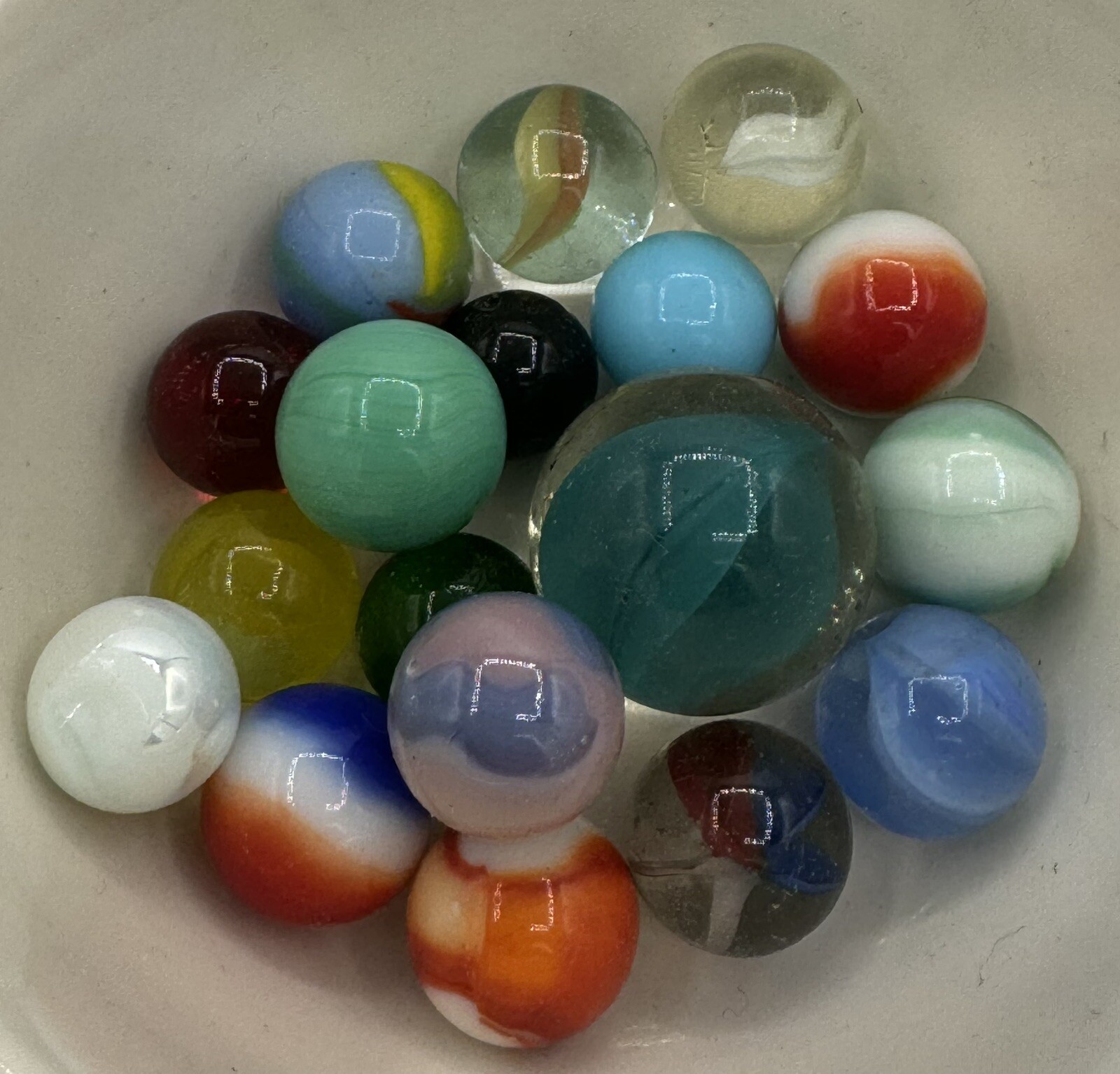 Vintage Lot Of MARBLES UV Reactive Cadmium Uranium Lot #1