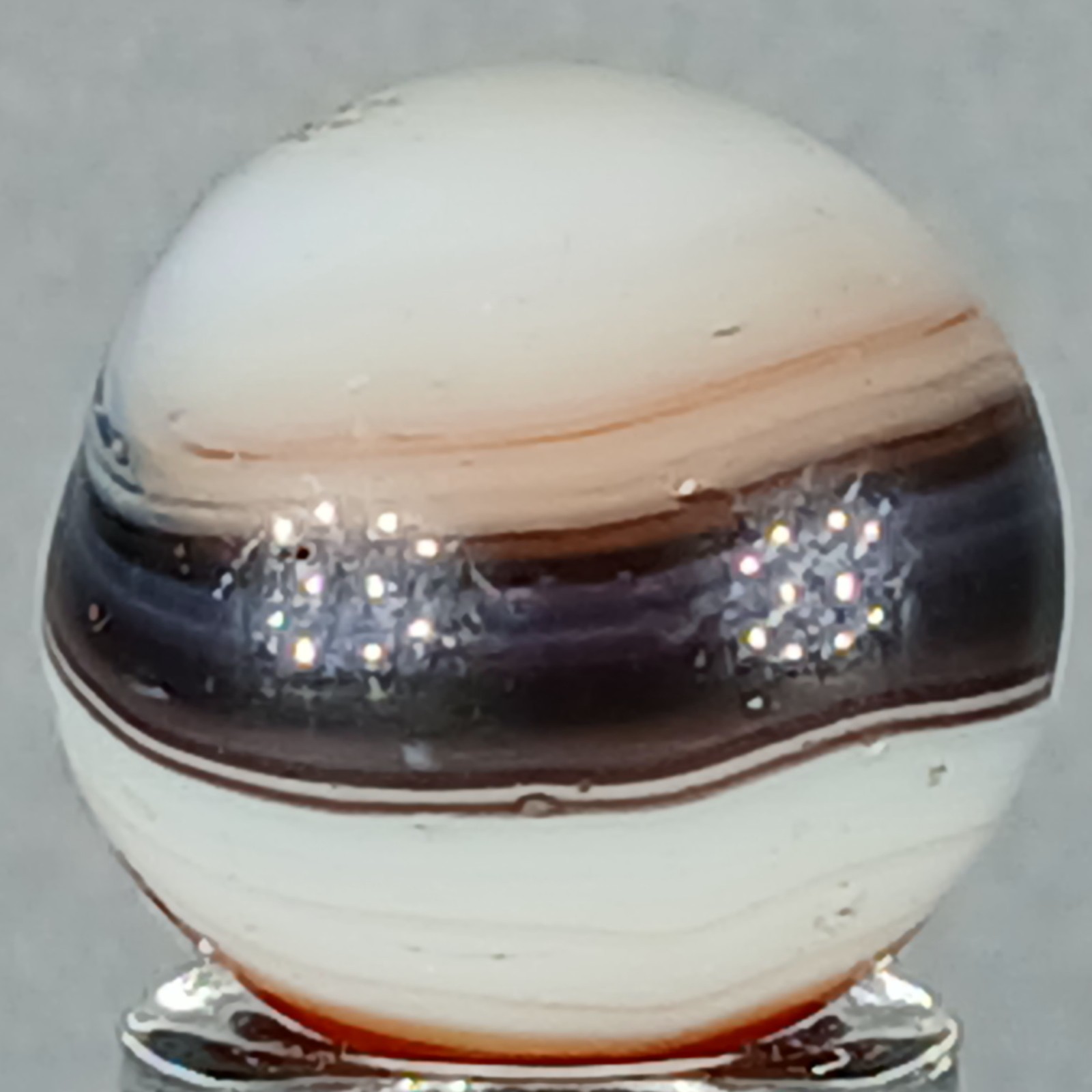 Vintage Vitro Tri-Lite Marble .62 Inches Near-Mint Condition Combined Shipping