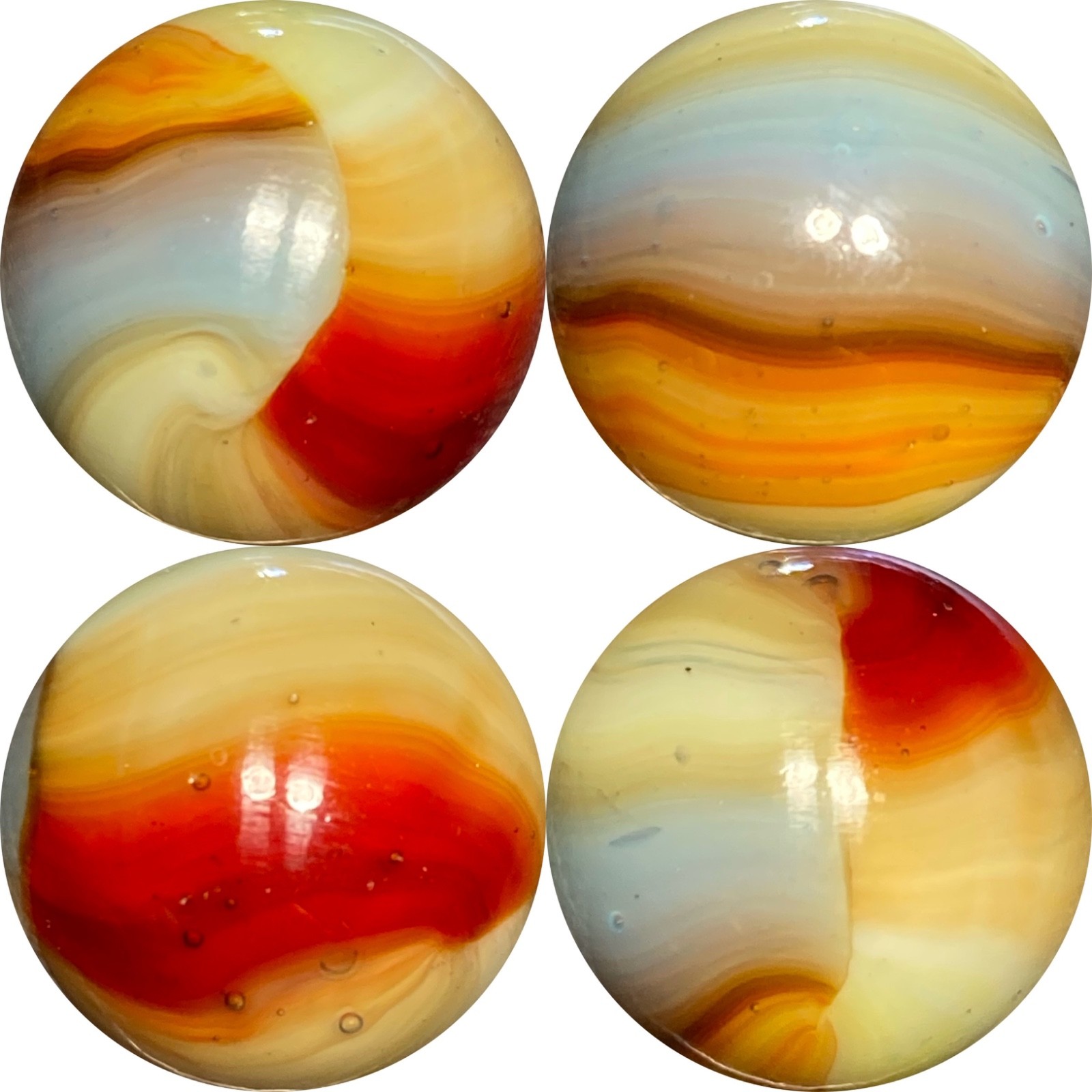 MINT 5/8″ VITRO “BUTTERMILK” VARIANT MARBLE