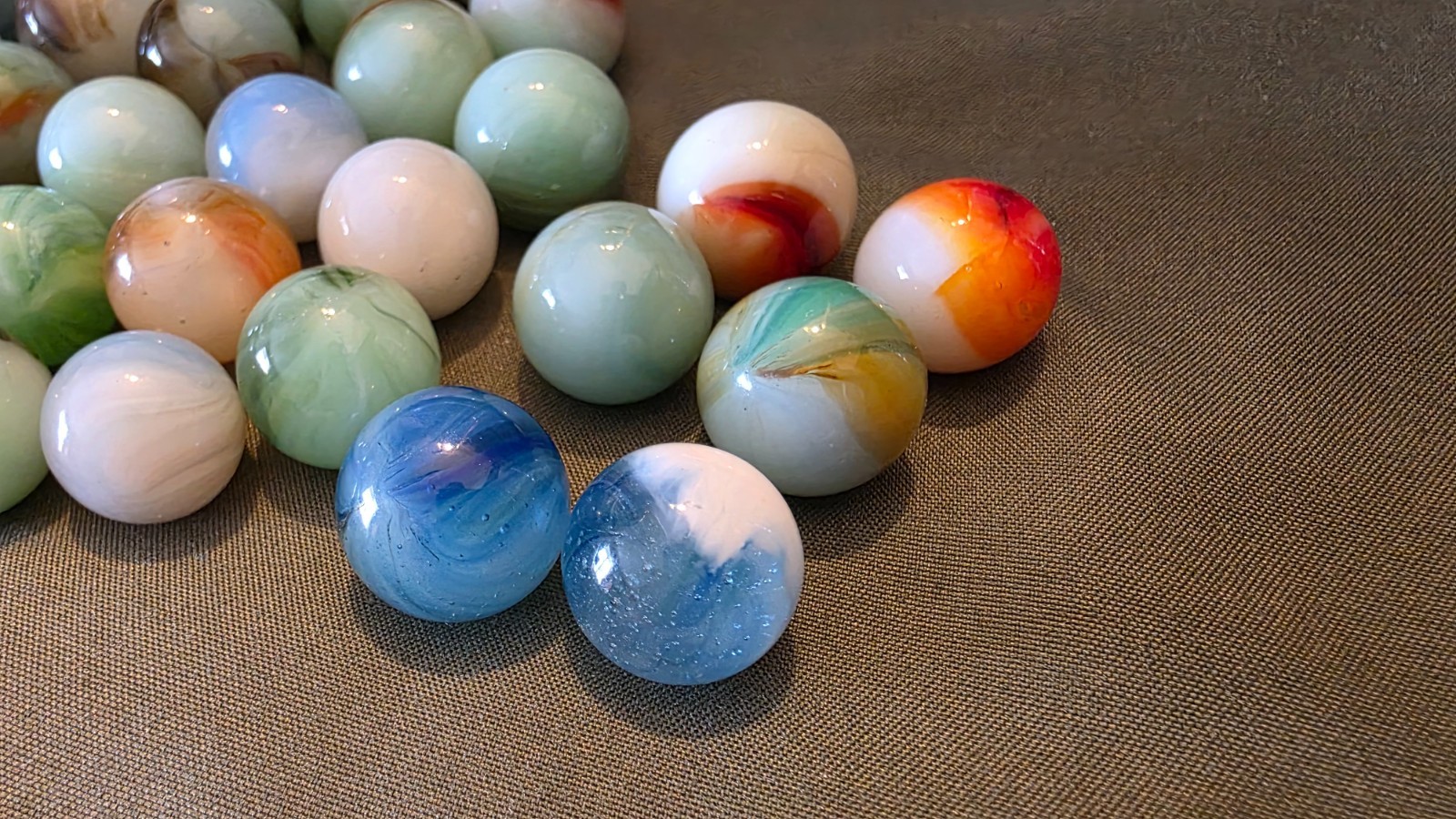Vintage Marble Lot Master possibly others Beautiful Marbles M/NM Lot 5 Free Ship