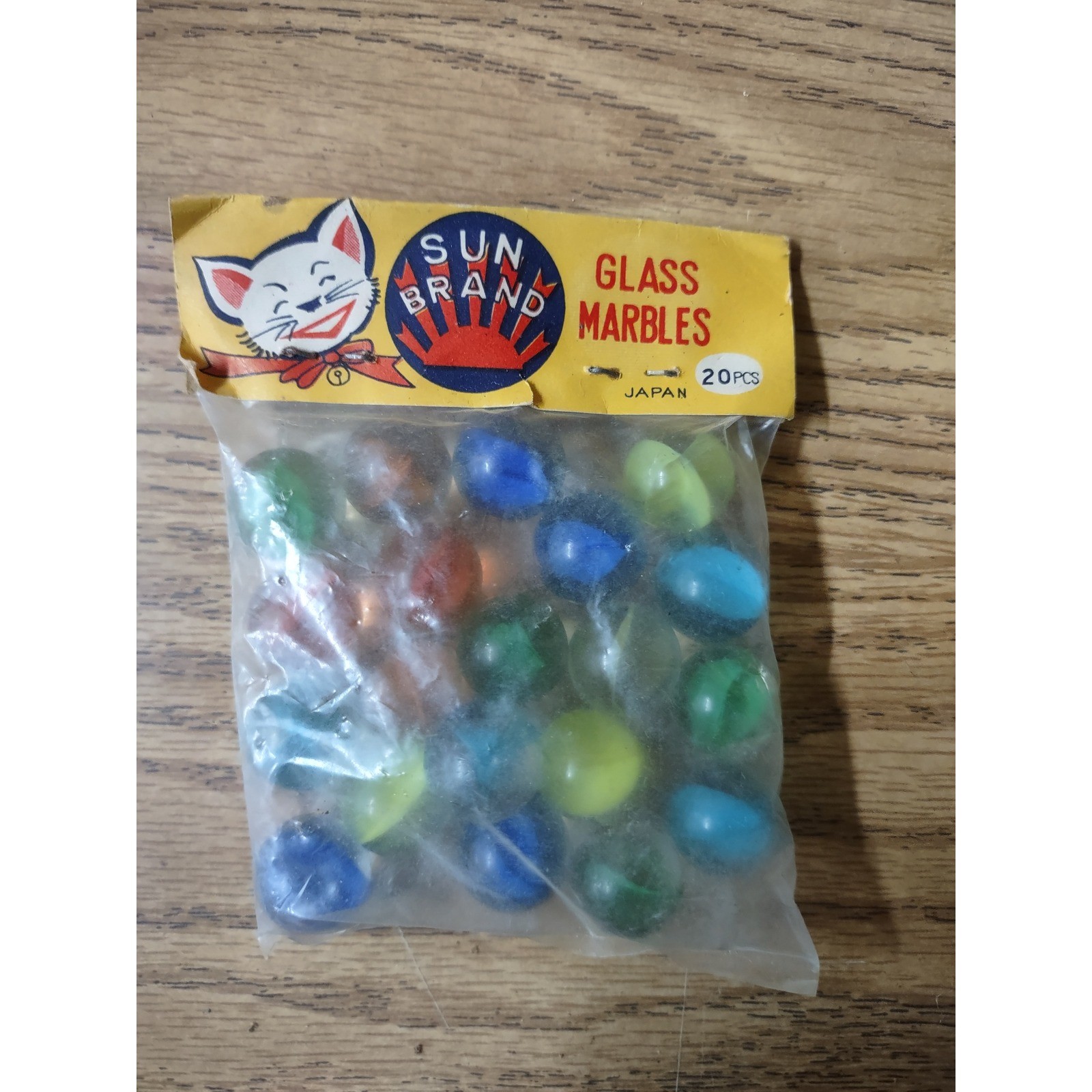 Vintage Sun Brand Glass Marbles Japan Import 20 ct Cats Eye New 1 – 26 Available