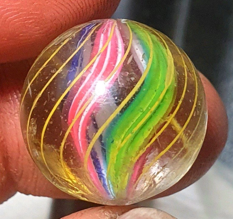 25/32″- Precision Caged Quad Candy Style Divided Core German Marbles (GP) MM