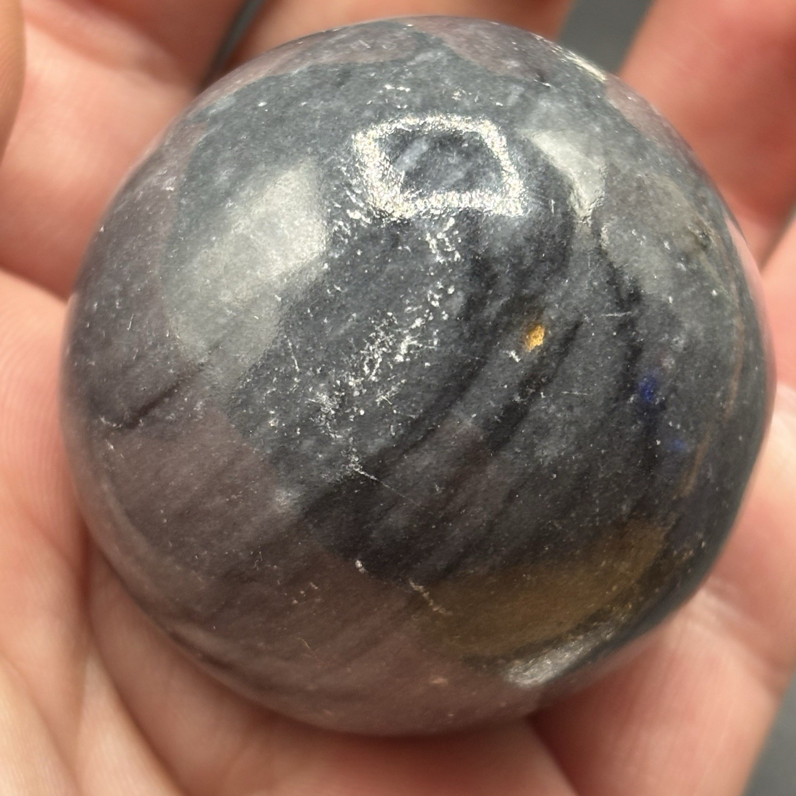 Vintage Oversized Art Glass Marbles Glitterbomb/Confetti, Shooter