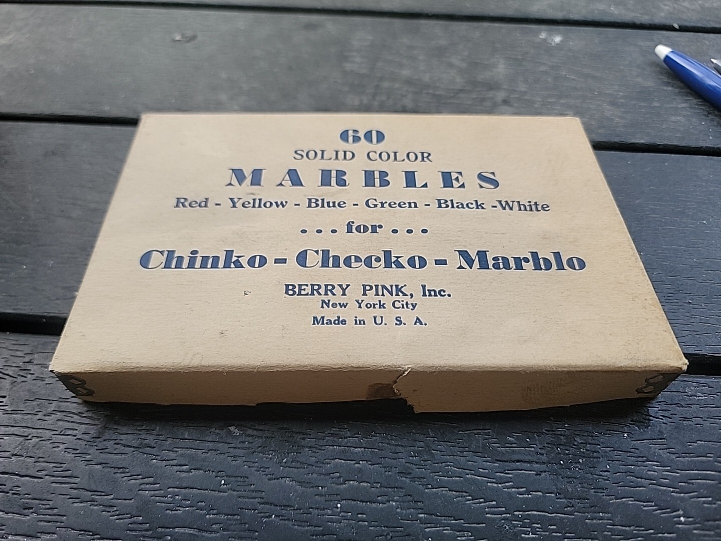 60 Solid Color Marbles Berry Pink Inc New York City NO.00