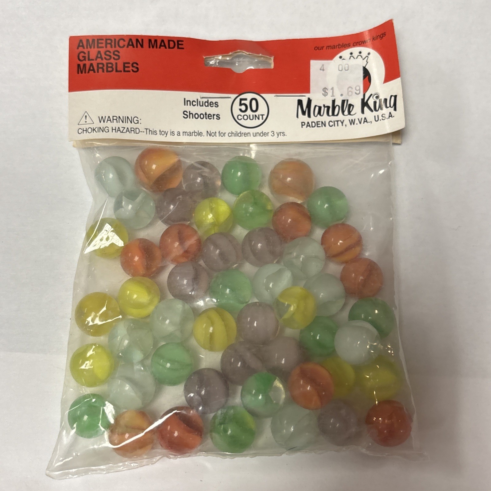 MARBLE KING- Vintage AMERICAN MADE *LOT OF 3*