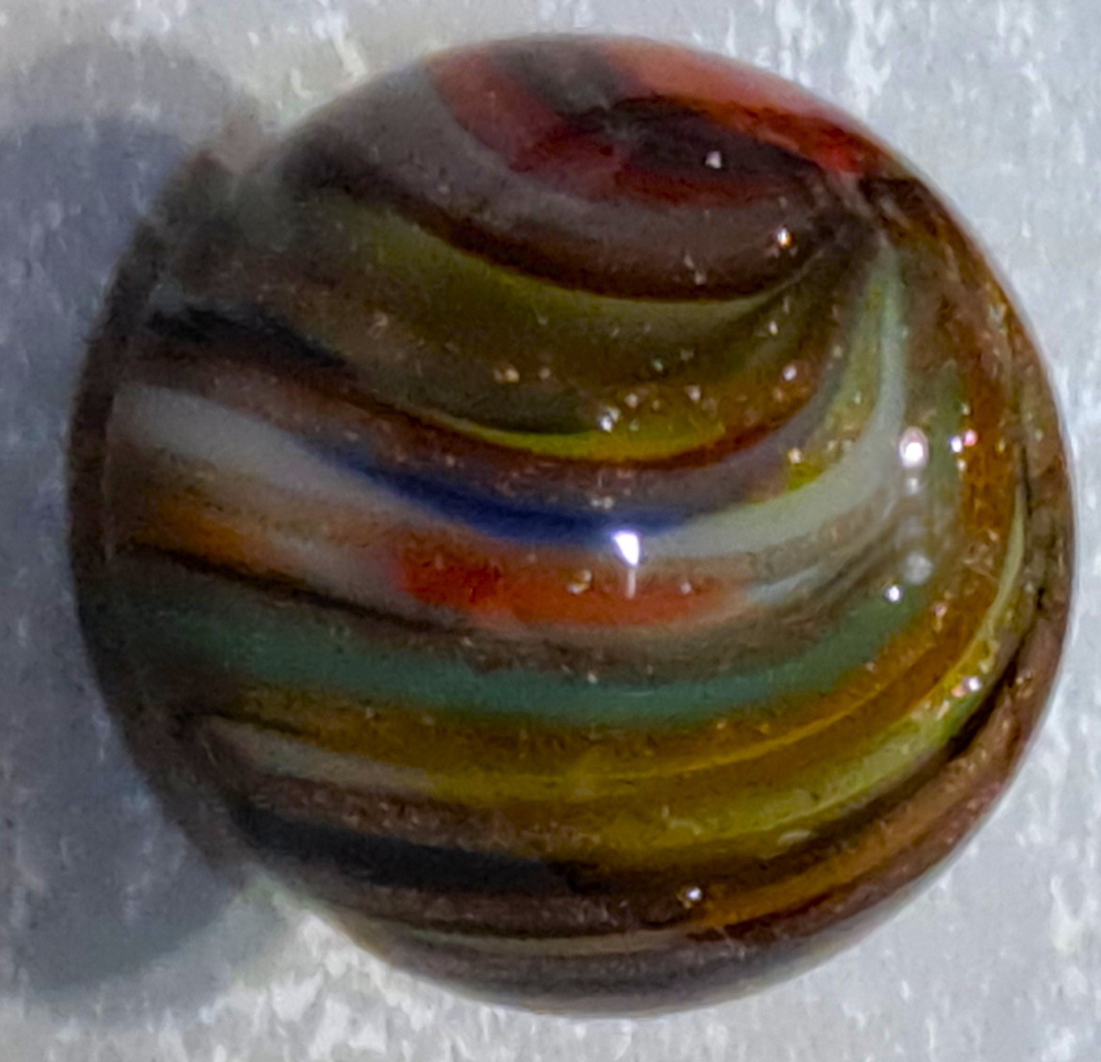 JOSEPHS COAT ? SWIRL SHOOTER MARBLE MULTI COLOR DESIGN W GLITTER GERMANY
