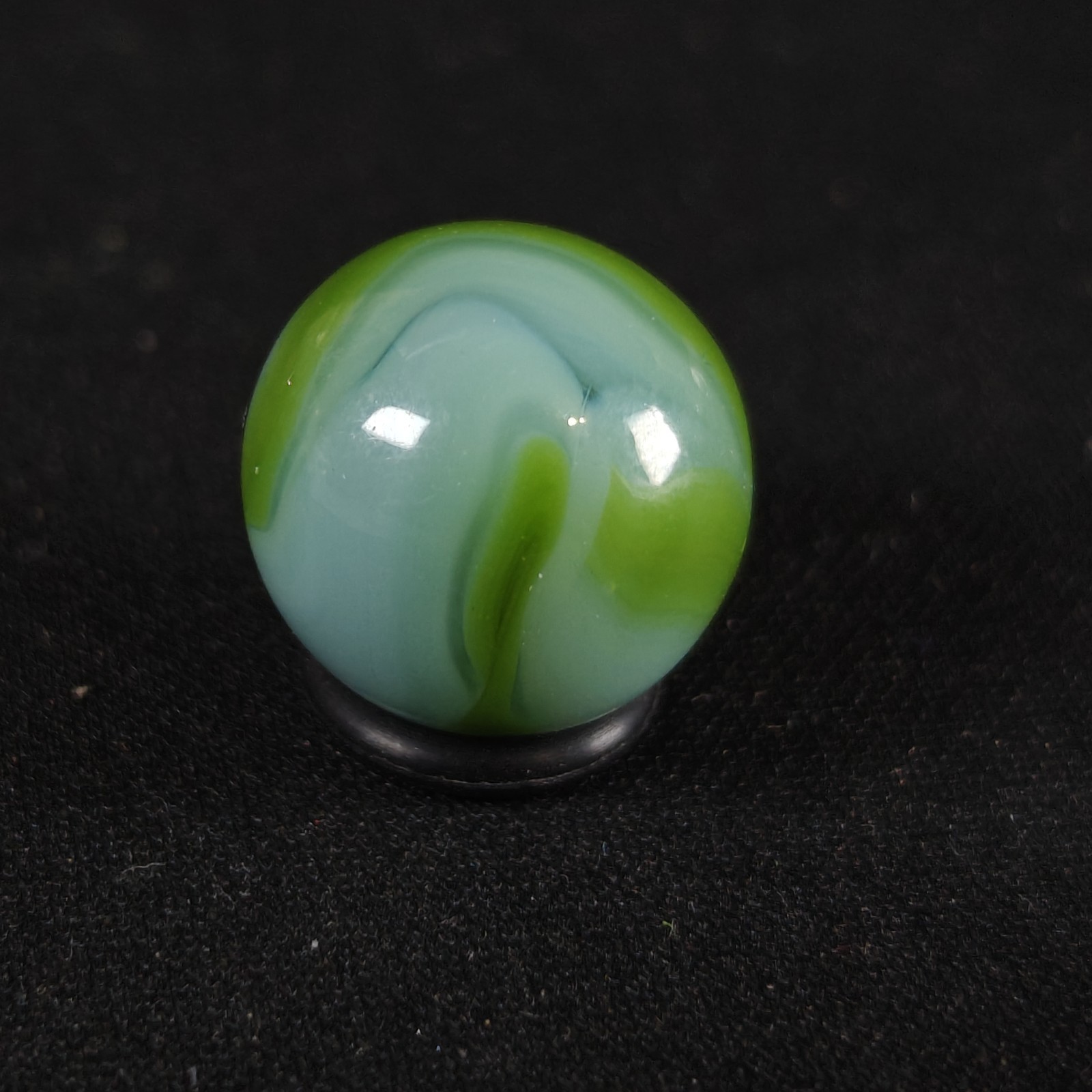 Vintage Marble – Alley / Ravenswood .64″ Blue & Green Wvs West Virginia Swirl