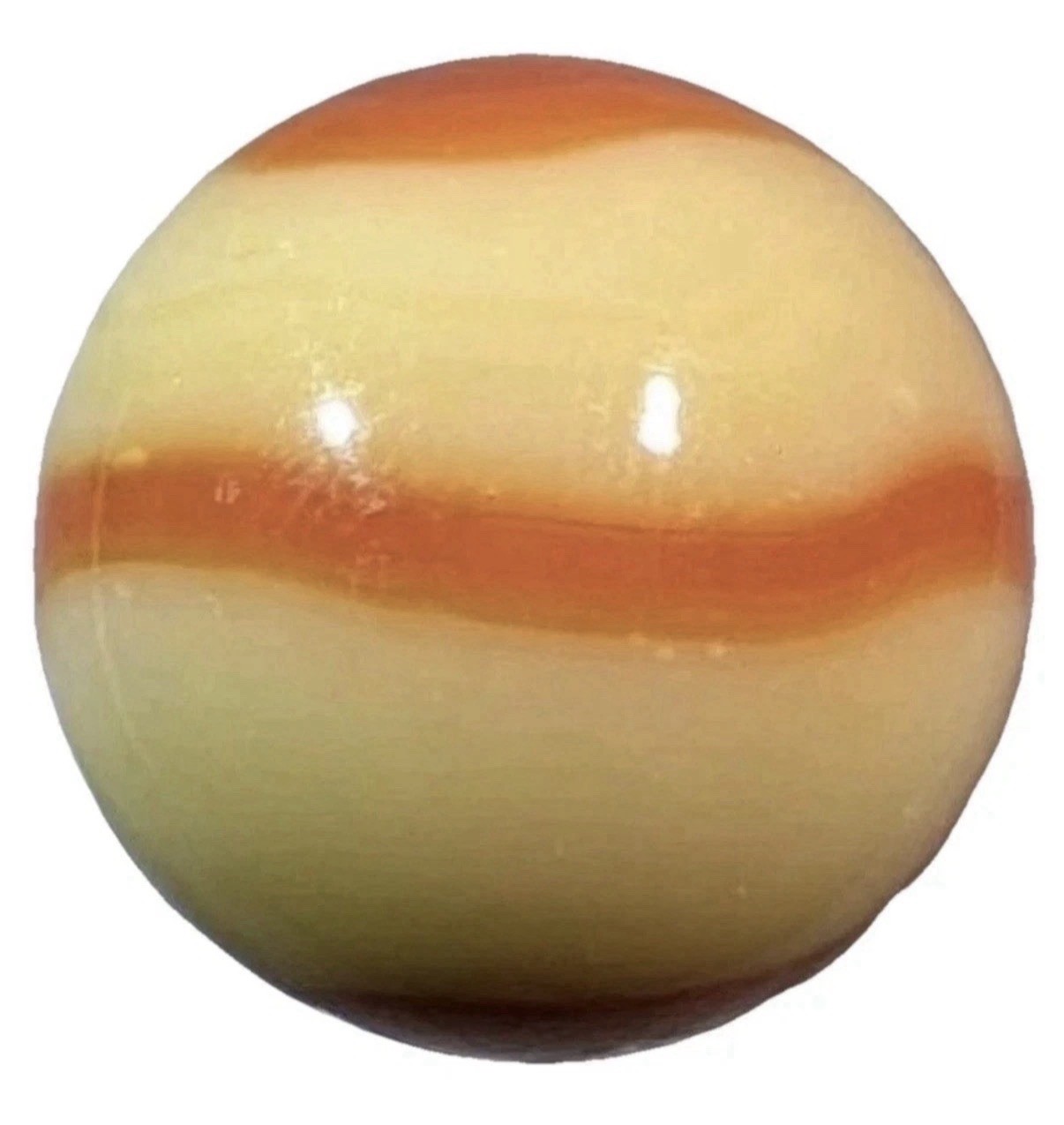 Peltier Glass Co Queen Bee Vintage Marble 21/32” Mint