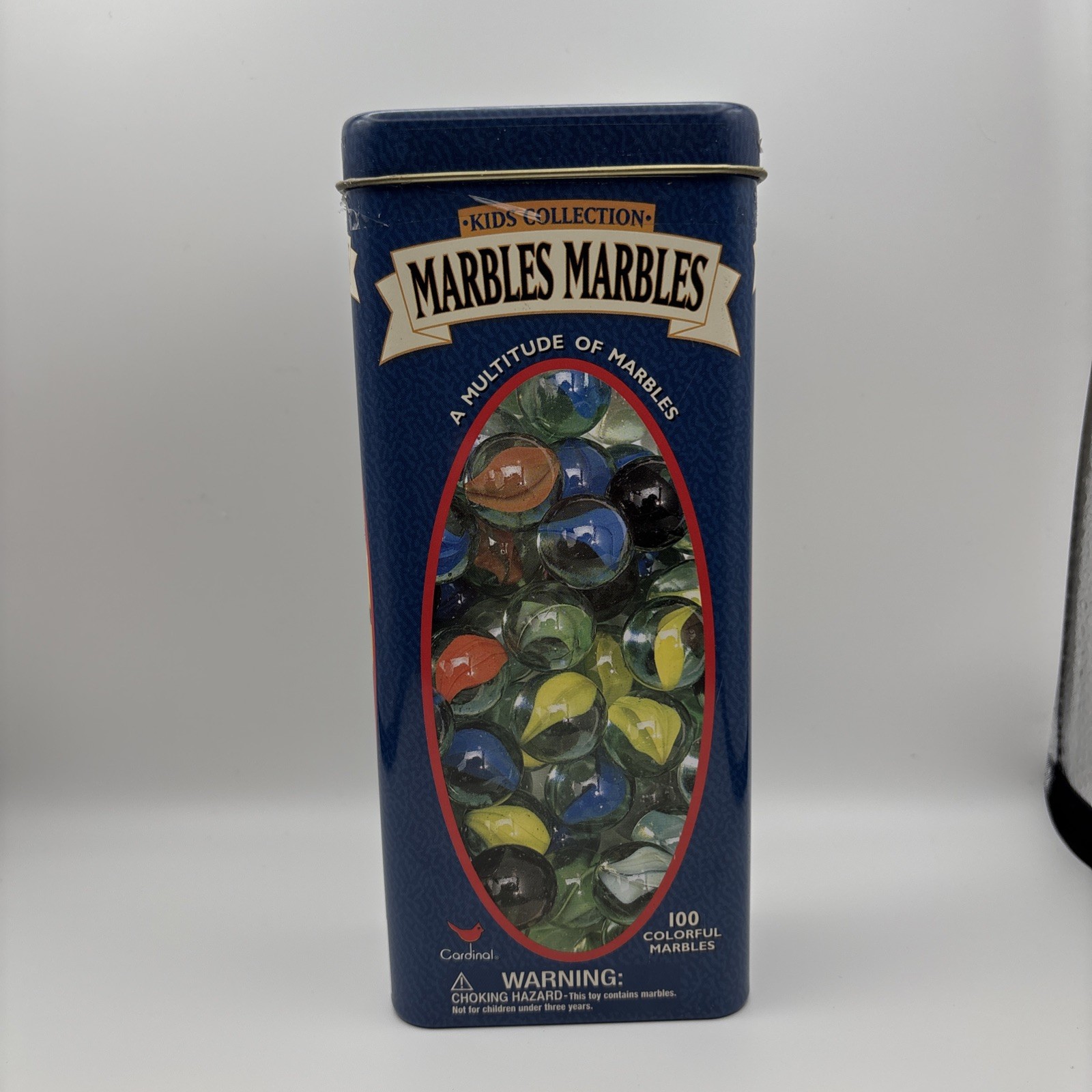 Marbles colorful marbles in tin 2001 Ages 6+ Cardinal Kids Collection