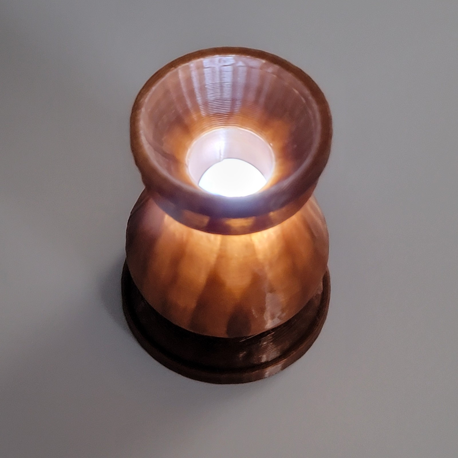 LED Marble Display For 1.5 – 2″ Marbles – Copper Color