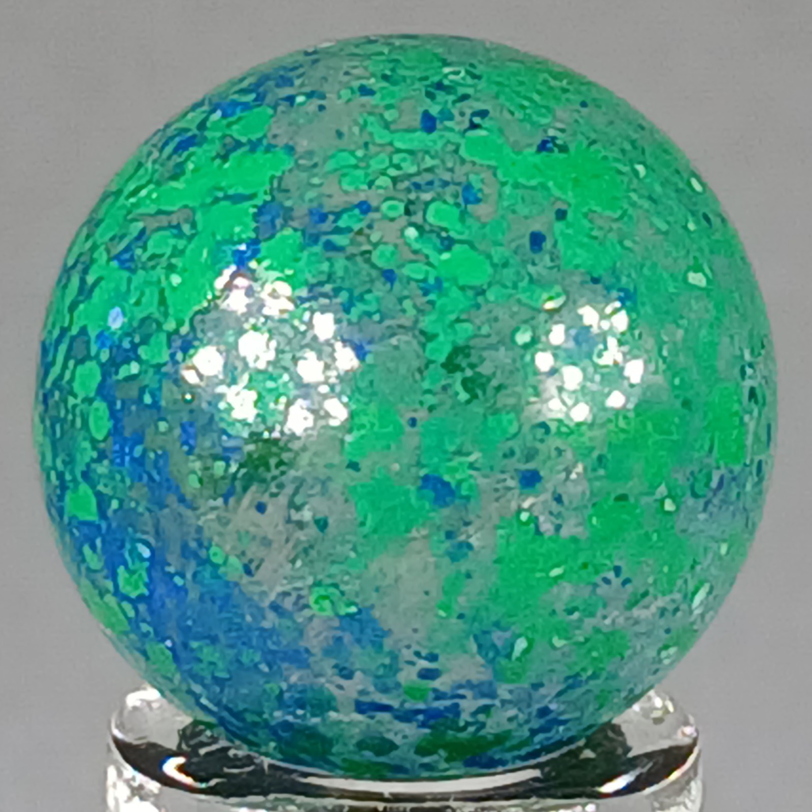 Vacor Earth Marble .64 Inches Mint Condition Combined Shipping