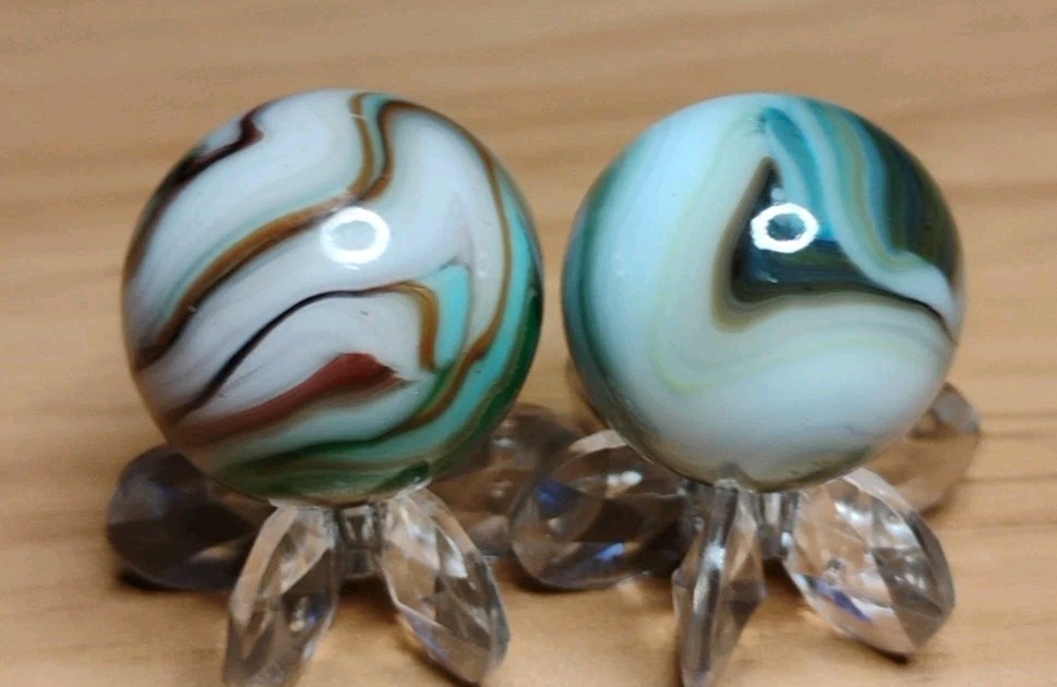.80″-.75″ JABO/D.A.S. MARBLES LOT X2 NM+
