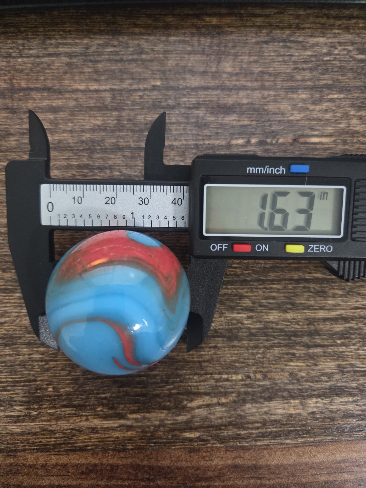 1.6″ Spiderman Superhero Marble SHOOTER HUGE – Near MINT Megamarble