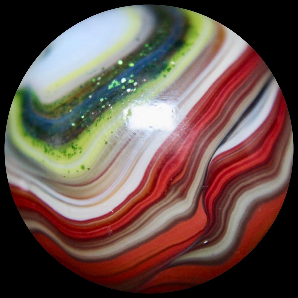 DAS Equinox Marble Collector Series: Radioactive “Christmas” Flame