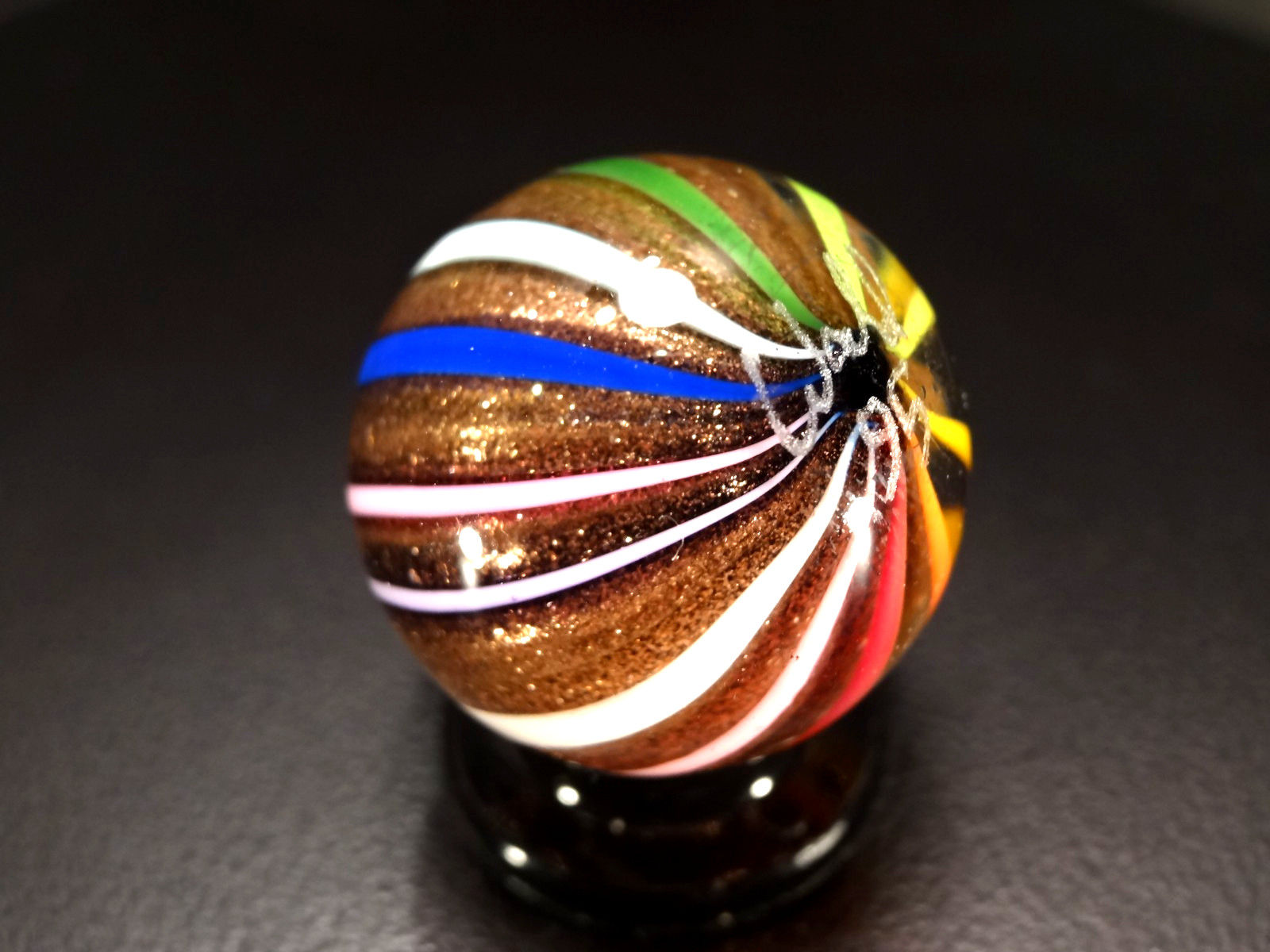 ROLF WALD { BEACHBALL } 7/8″ Signed and dated “Wald 95” Pristine Wet Mint