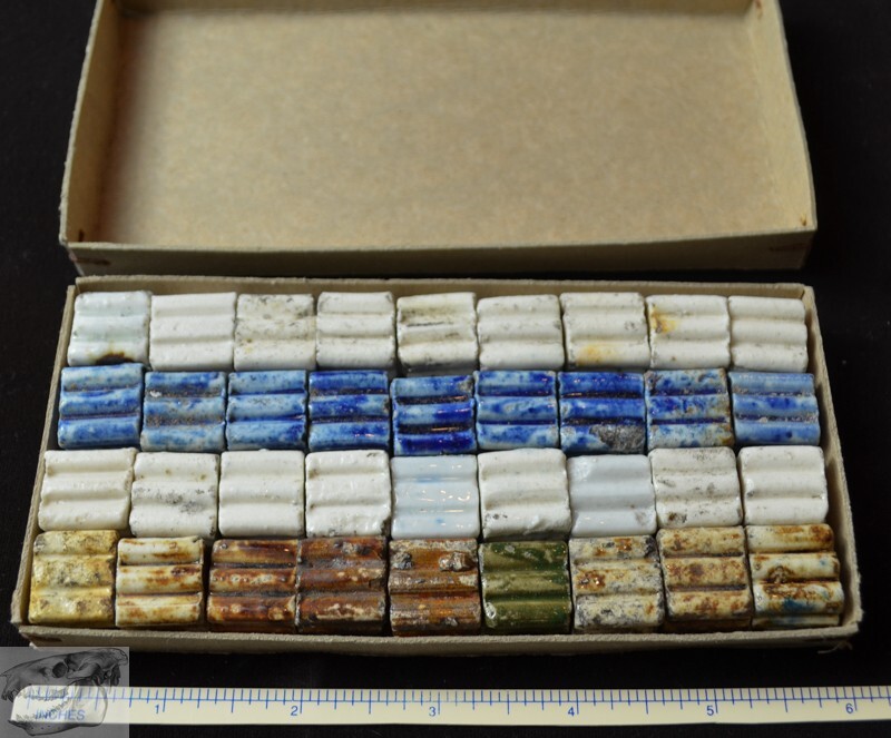 Store Stock Set of Game Cubes, Bobber and Kibs, 1860-1900 East Germany, S784