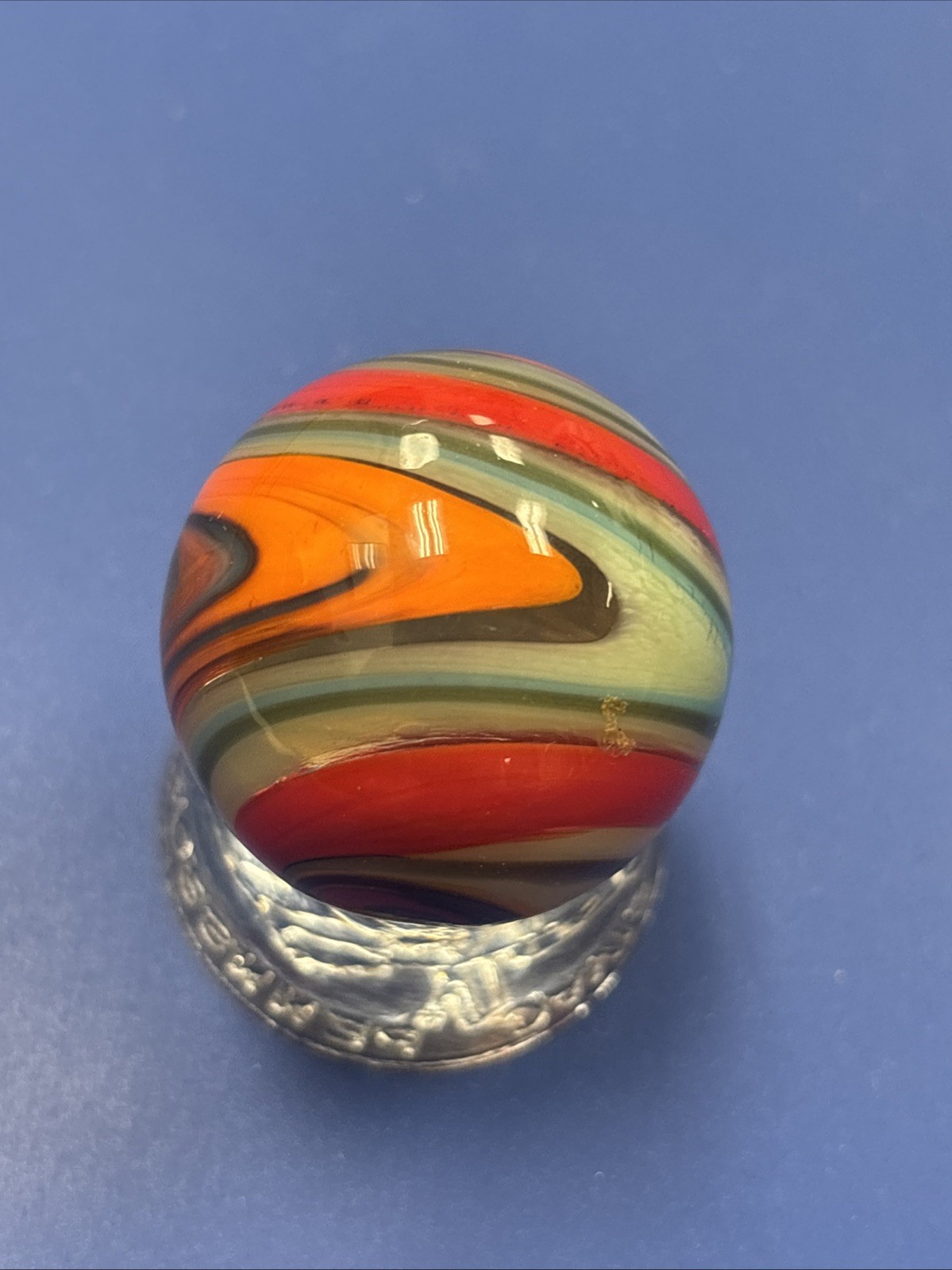 Stunning contemporary swirl marble #923
