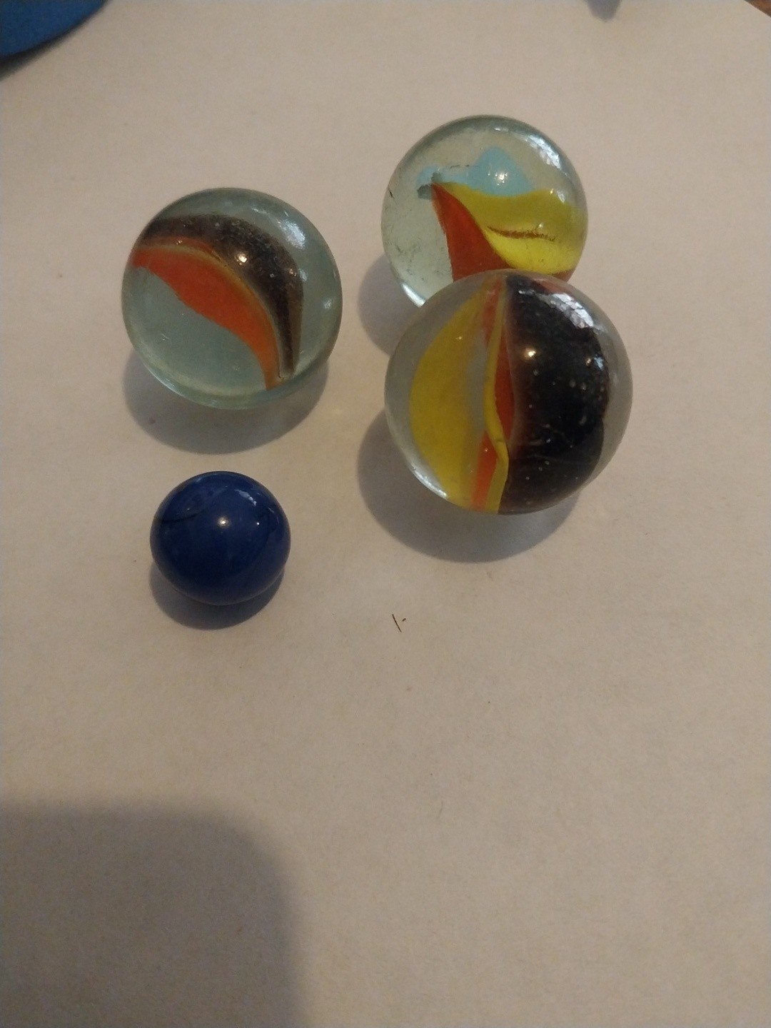 Vintage Glass Marbles Bulk Wholesale Lot Close To 5 Lbs. 3 Large ! LOOK- WOW