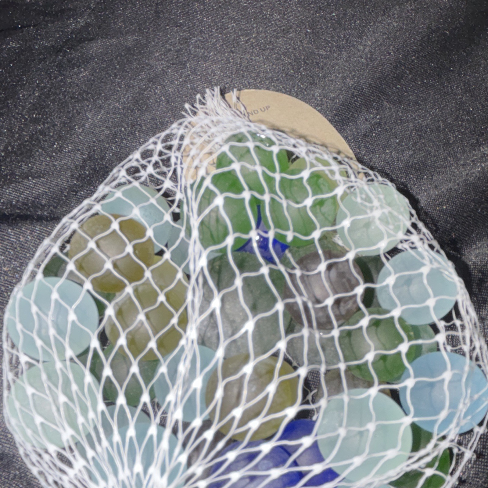 Vintage 90s Imperial Toy Corp Crown Jewel Collector Marbles Lot (3 Mesh Bags)