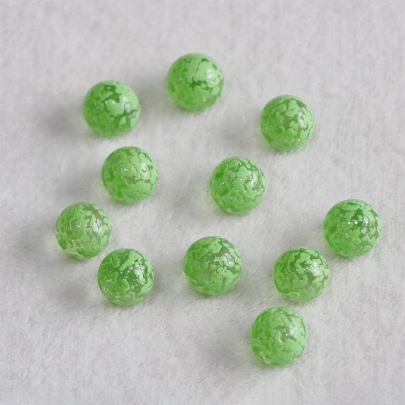 16/25mm Sesame Glass Marbles Beads Vase Filler Aquarium Gravel DIY Craft Decor