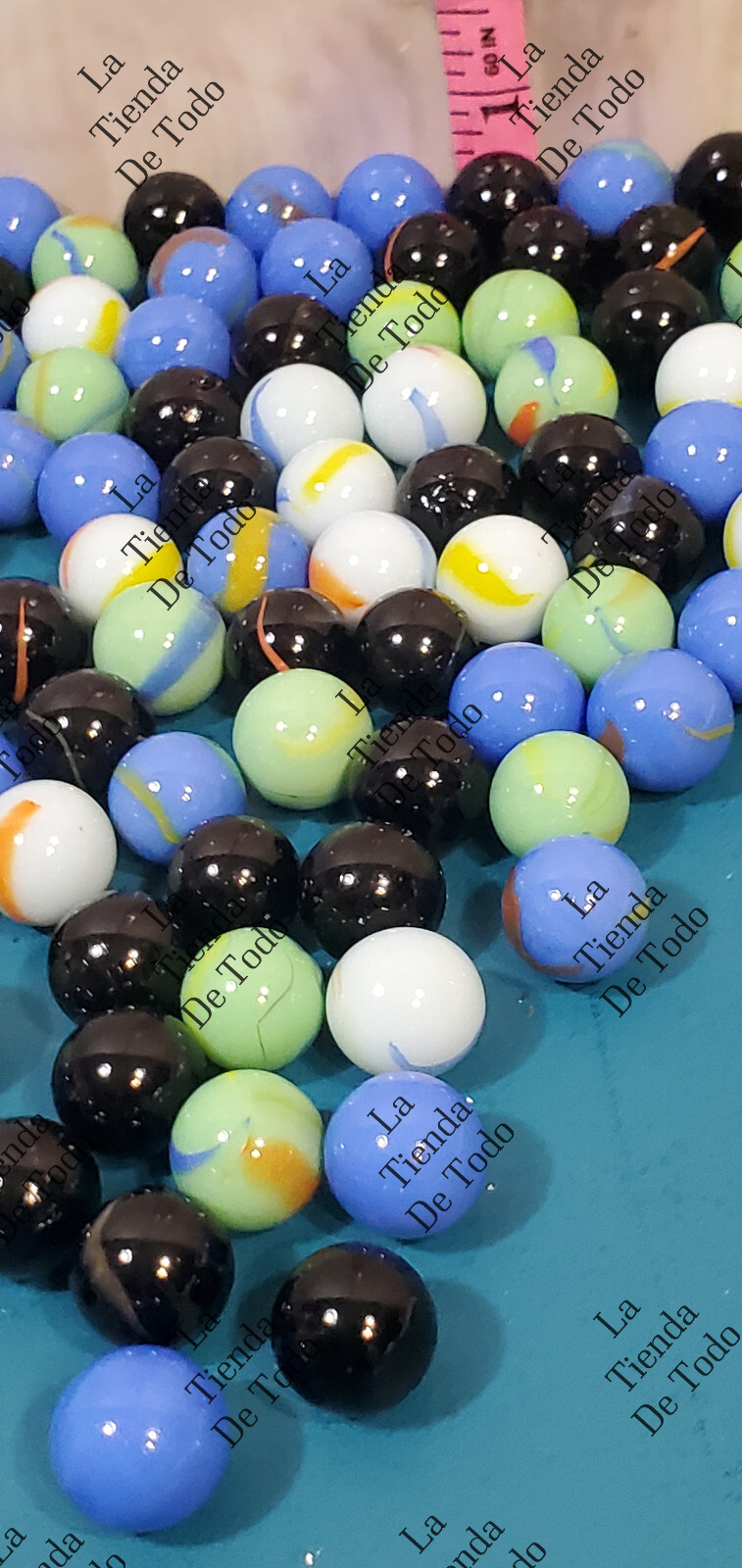 119 glass marbles sorted colors for decoration or playing