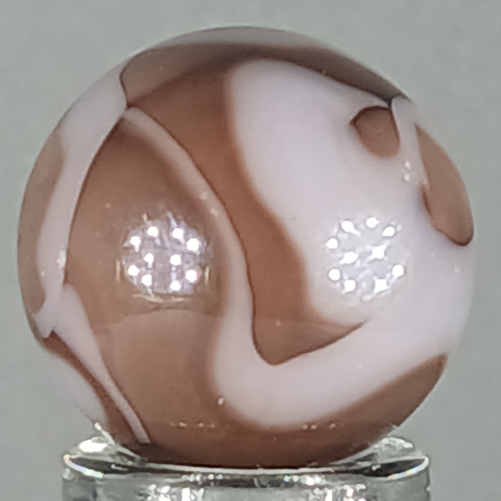 Vintage Champion Swirl Marble .61 Inches Near-Mint Condition Combined Shipping