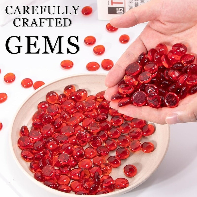 Colorful Glass Gem Marbles Crafting Home Decor Party Decorations 50 Pieces New
