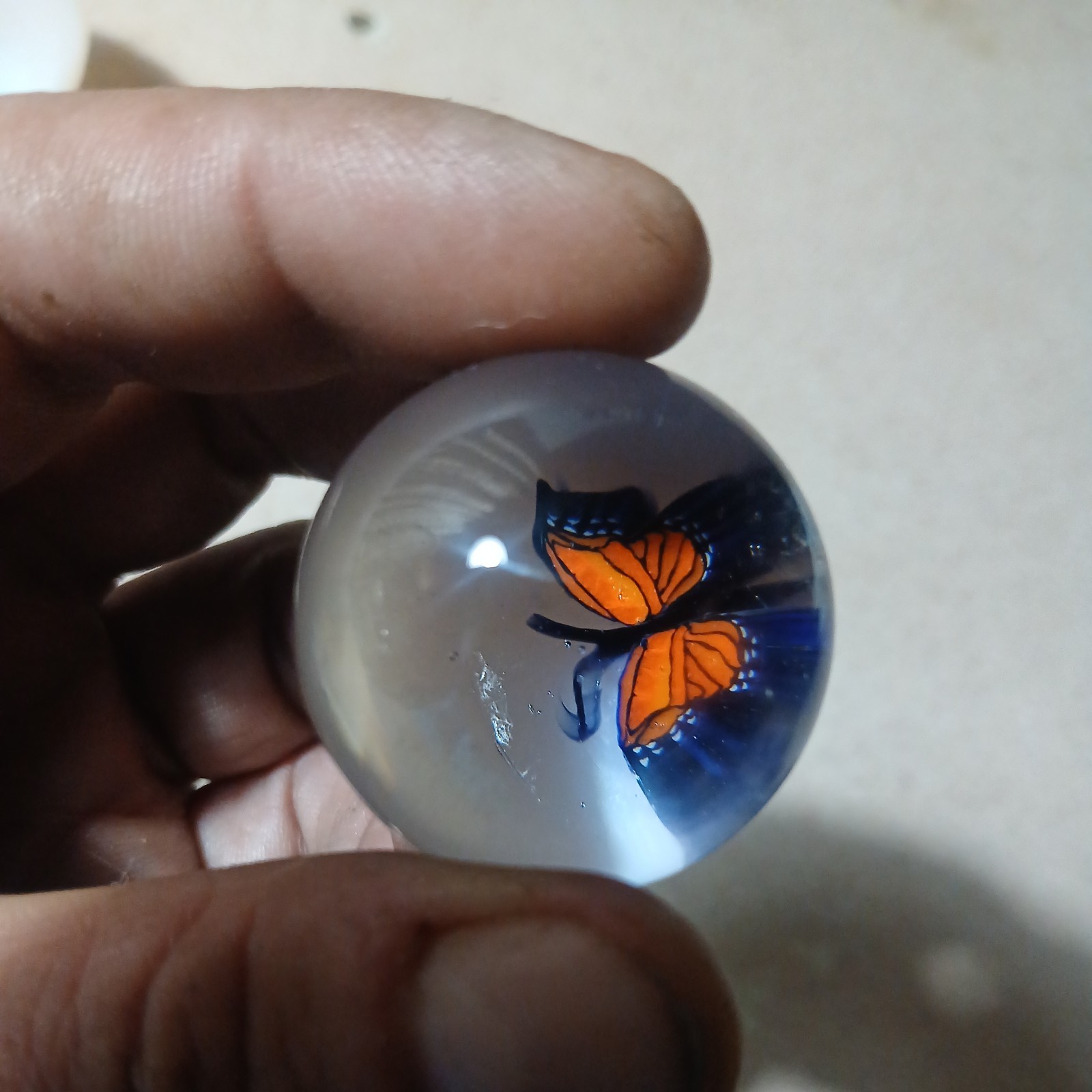 American Boro Butterfly Marble