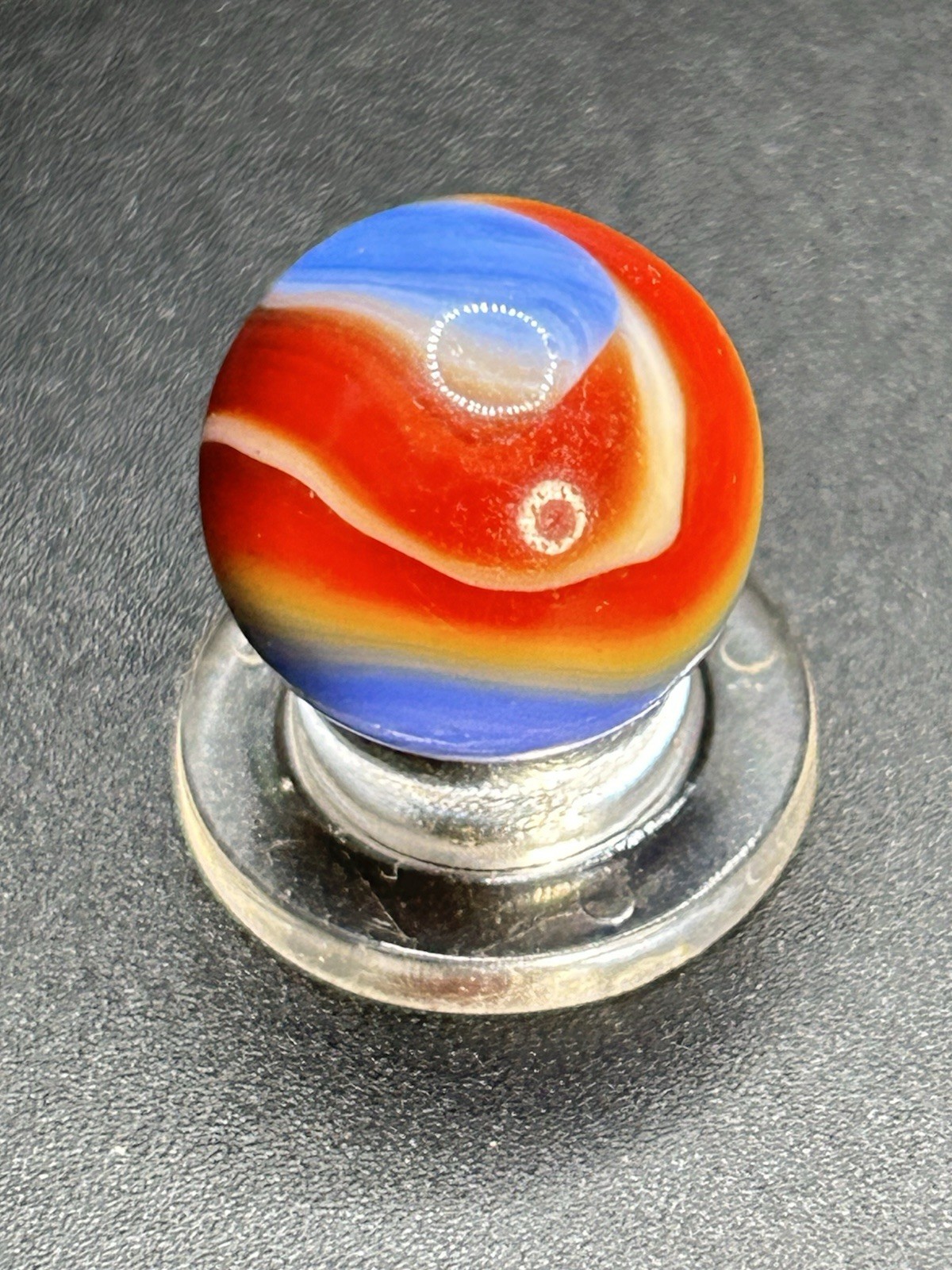 Vintage Akro Corkscrew Marble 3+ Akro Special 0.629”