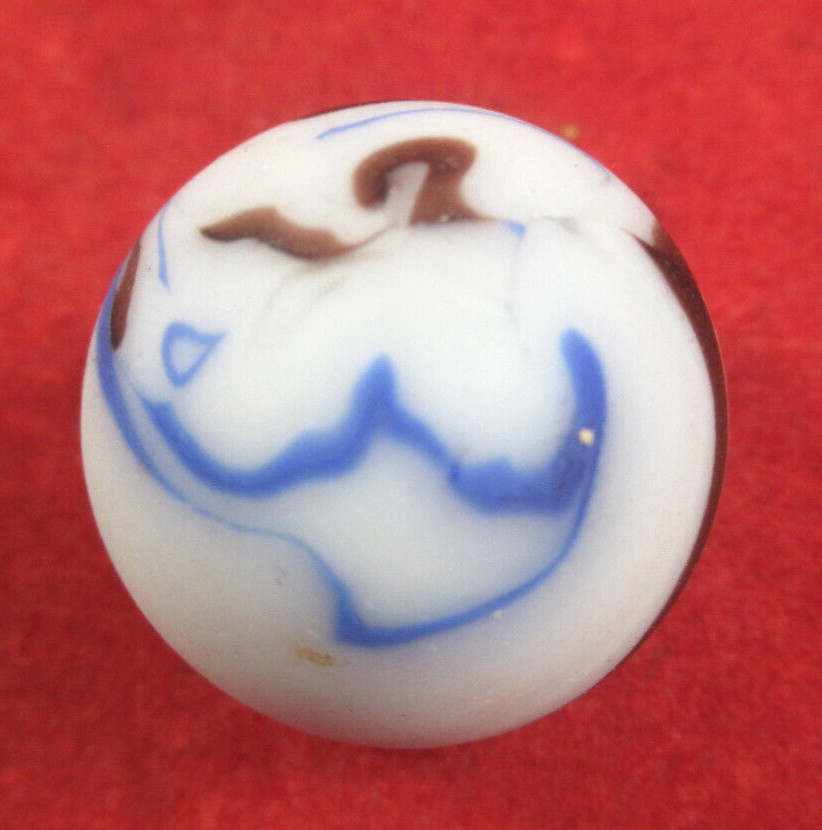 GERMAN CHINA UN-GLAZED Two color swirls folded China VINTAGE