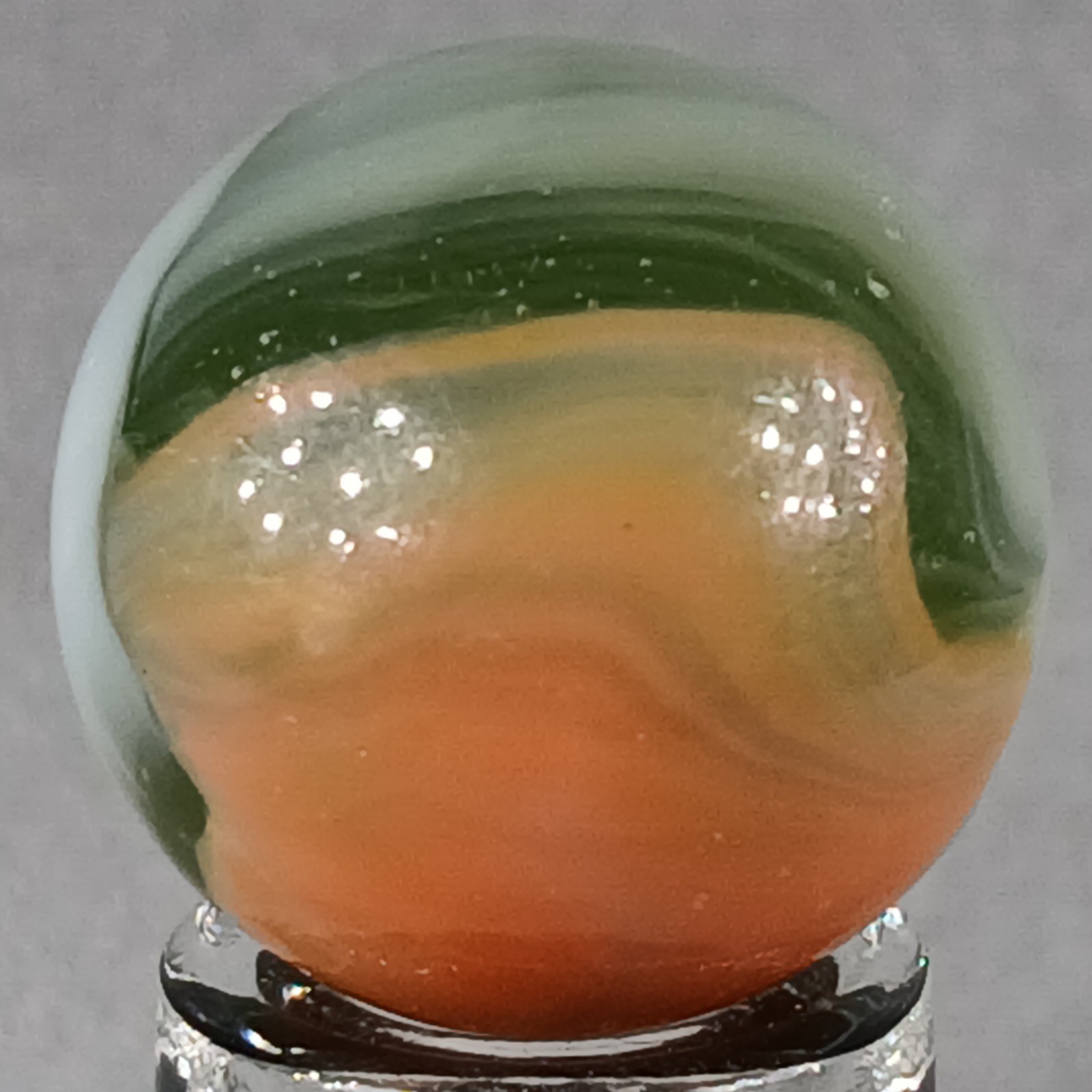 Vintage Vitro Conqueror Marble .60 Inches Near-Mint Condition