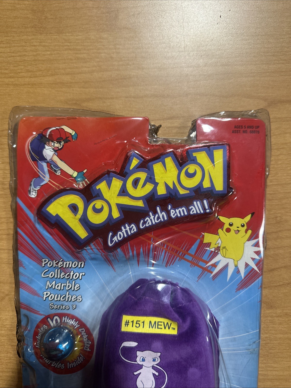 Vintage Pokemon Collector Marbles #151 Mew with #32 Nidoran Sealed