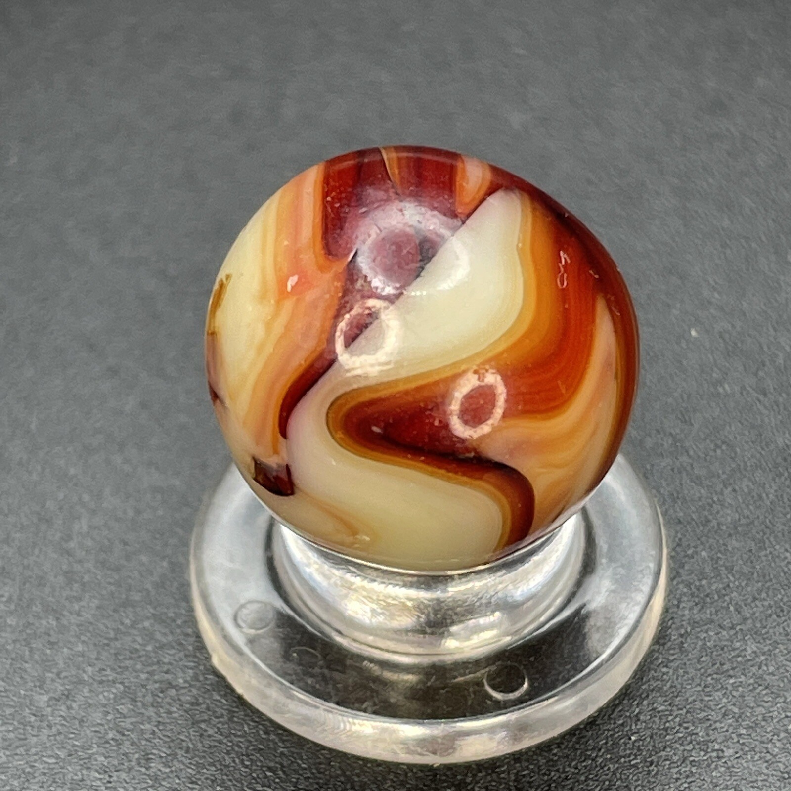Alley or Champion Swirl Marble Other Swirl Mystery Vintage Marbles 0.629”