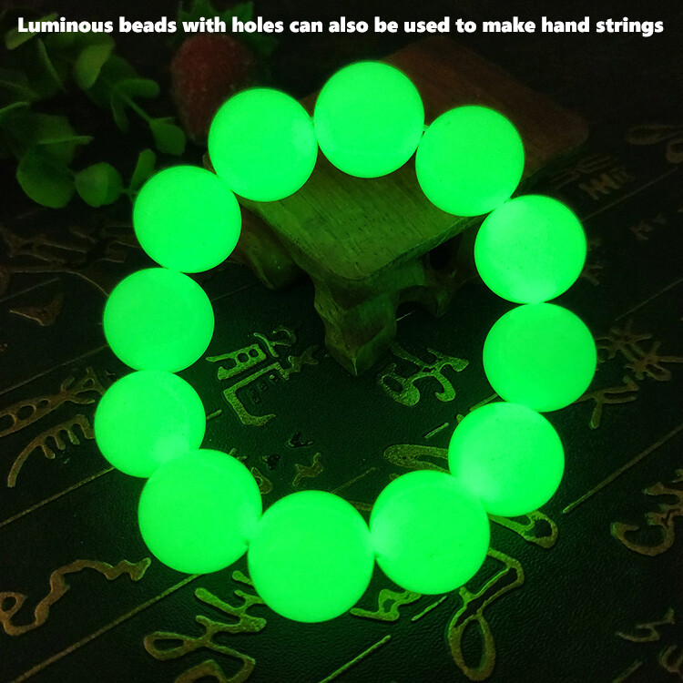 20/25/30mm Luminous Stone Marbles Sphere Solid Balls Blue Green Jewelry Making
