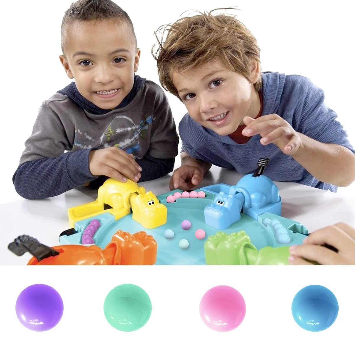 Hotusi 80Pcs Game Replacement 13.5 millimeters, Pink, Blue, Purple, Green