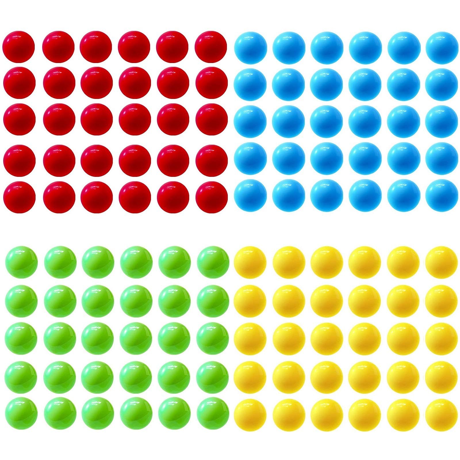 120Pcs Game Marbles Balls with Hungry Hungry Hippos