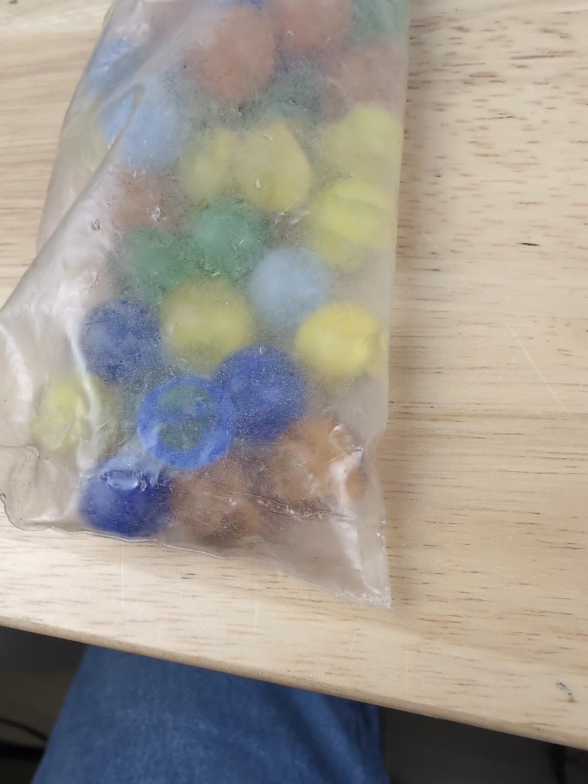 From collectors estate-Marble King-unopened bag-40 Marbles Shooter 340-ce