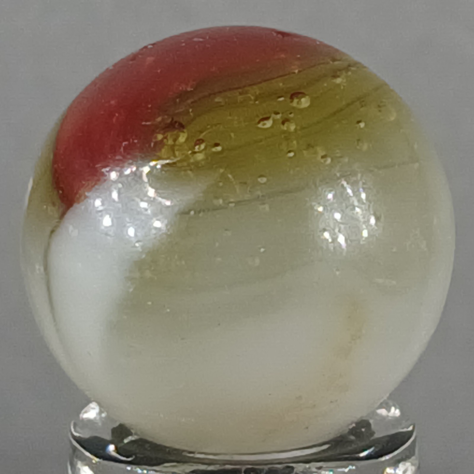 Vintage Vitro Conqueror Marble .61 Inches Near-Mint Condition Combined Shipping