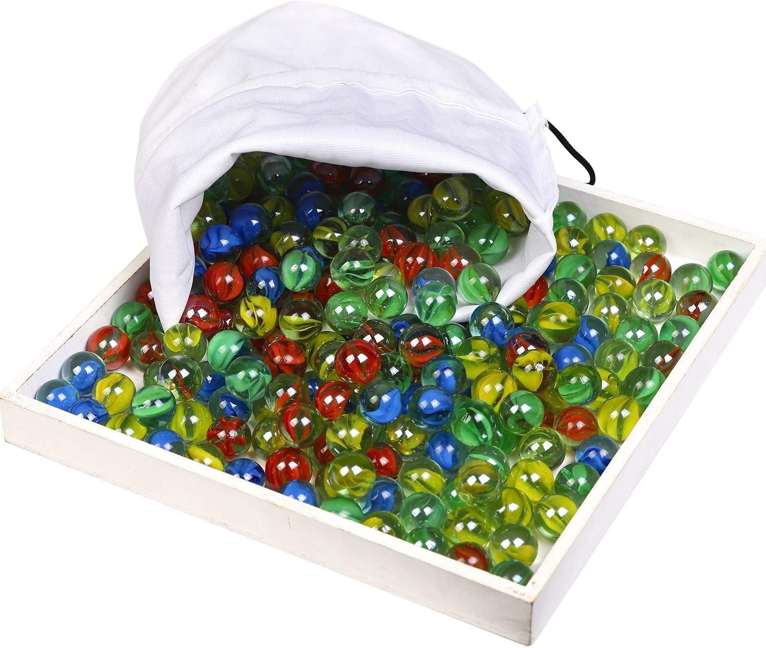 Marbles Cats Eyes Glass Marble / Sling Shot Ammo 500 pcs. Size is Approximately